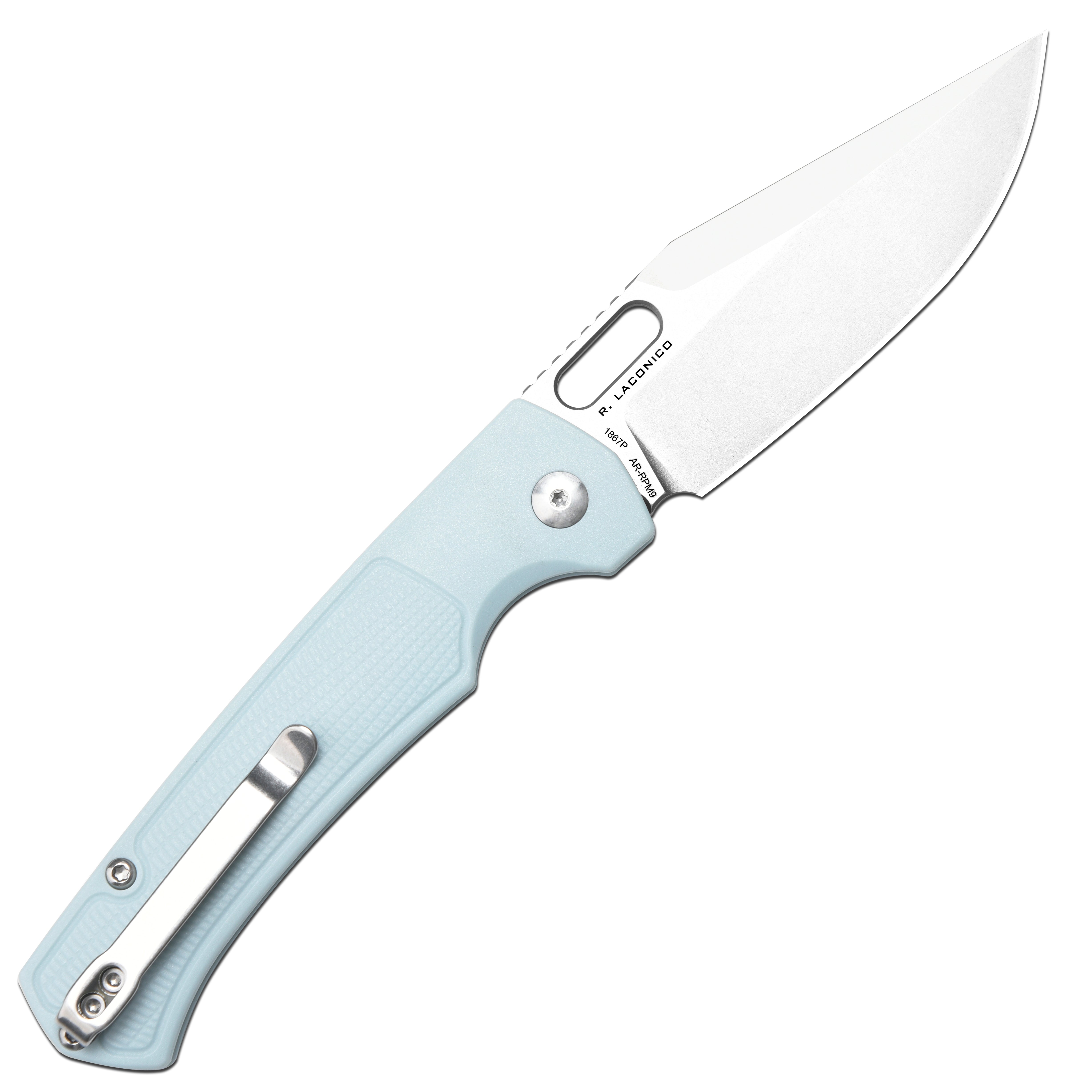 Artisan Cutlery Revel 1867P AR-RPM9 Blade FRN Handle Folding Knives - Mint Green FRN Handle/Stone Wash Blade (1867P-MG)