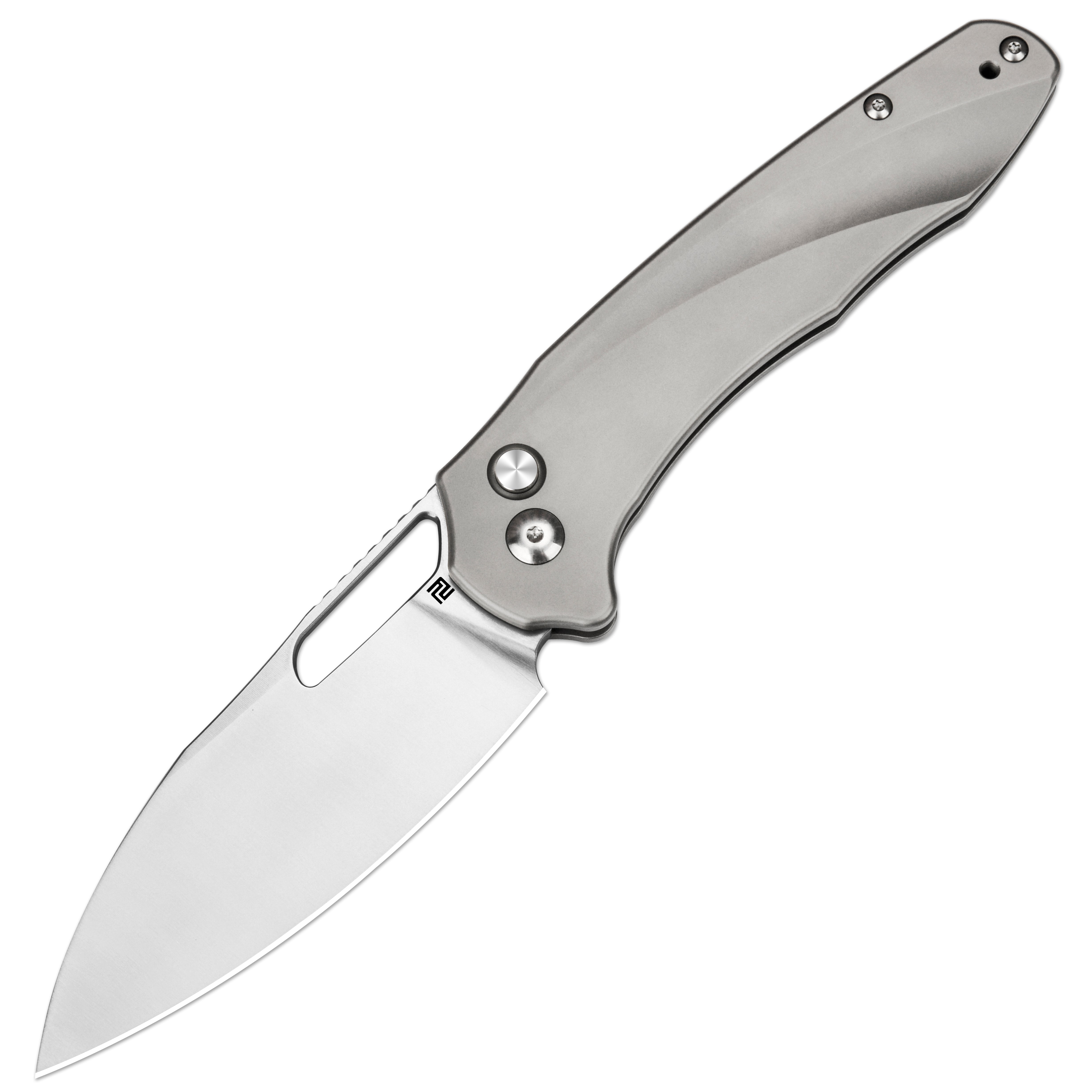 Artisan Cutlery Ornis 1865G CPM S90V Blade Titanium Handle Folding Knives