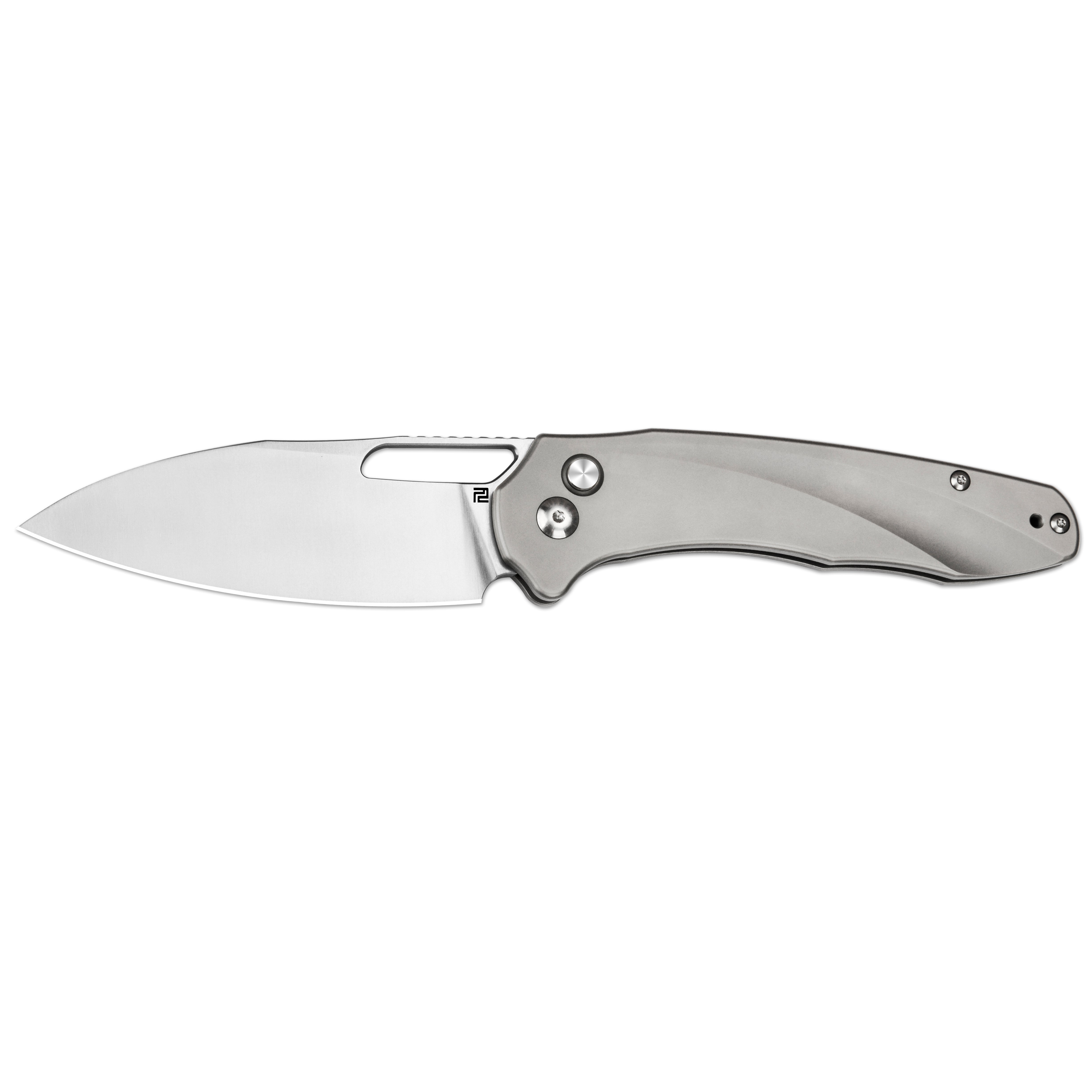 Artisan Cutlery Ornis 1865G CPM S90V Blade Titanium Handle Folding Knives