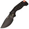 CJRB Doubletap Thumb Stud & Recoil Lock V2 Tatical Knife Black G10 Handle(3.86'' D2 Black PVD Coating Blade) J1970-BBK