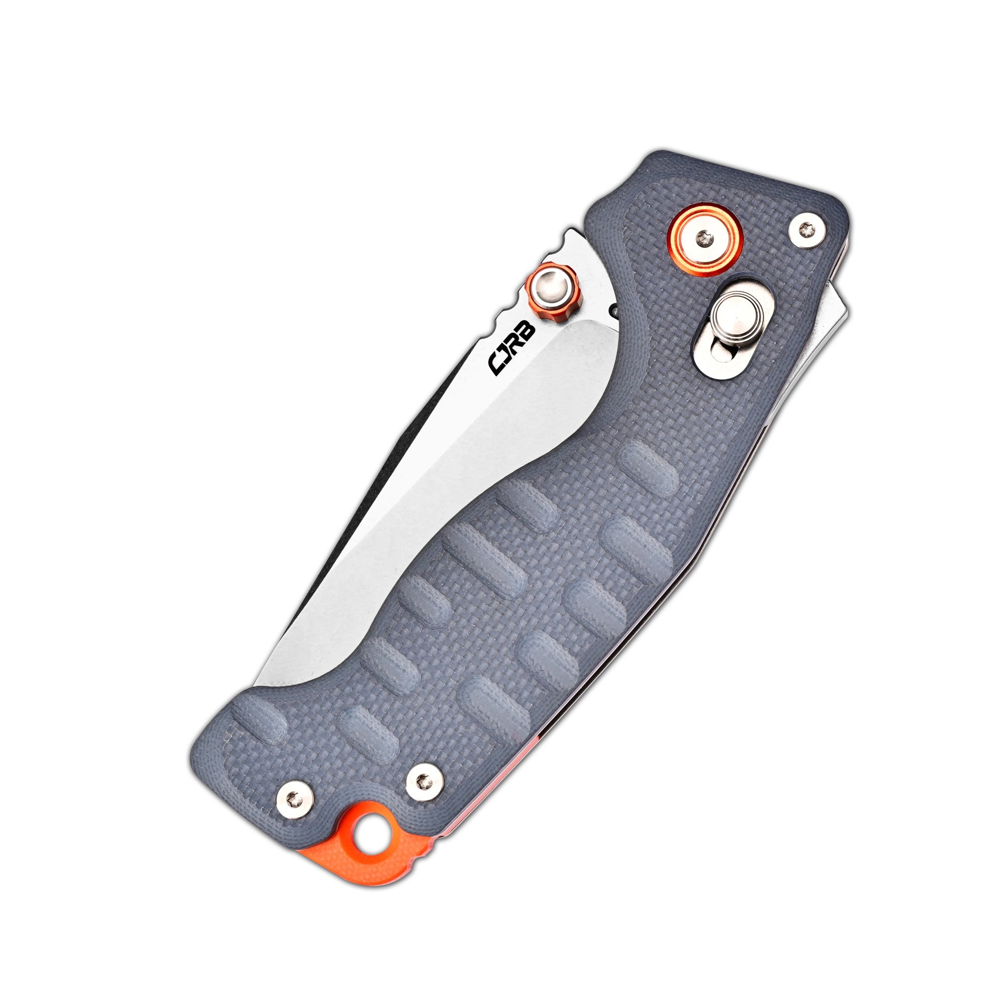 CJRB Doubletap Thumb Stud & Recoil Lock V2 Tatical Knife Blue G10 Handle(3.86'' D2 Stone Wash Blade) J1970-BU