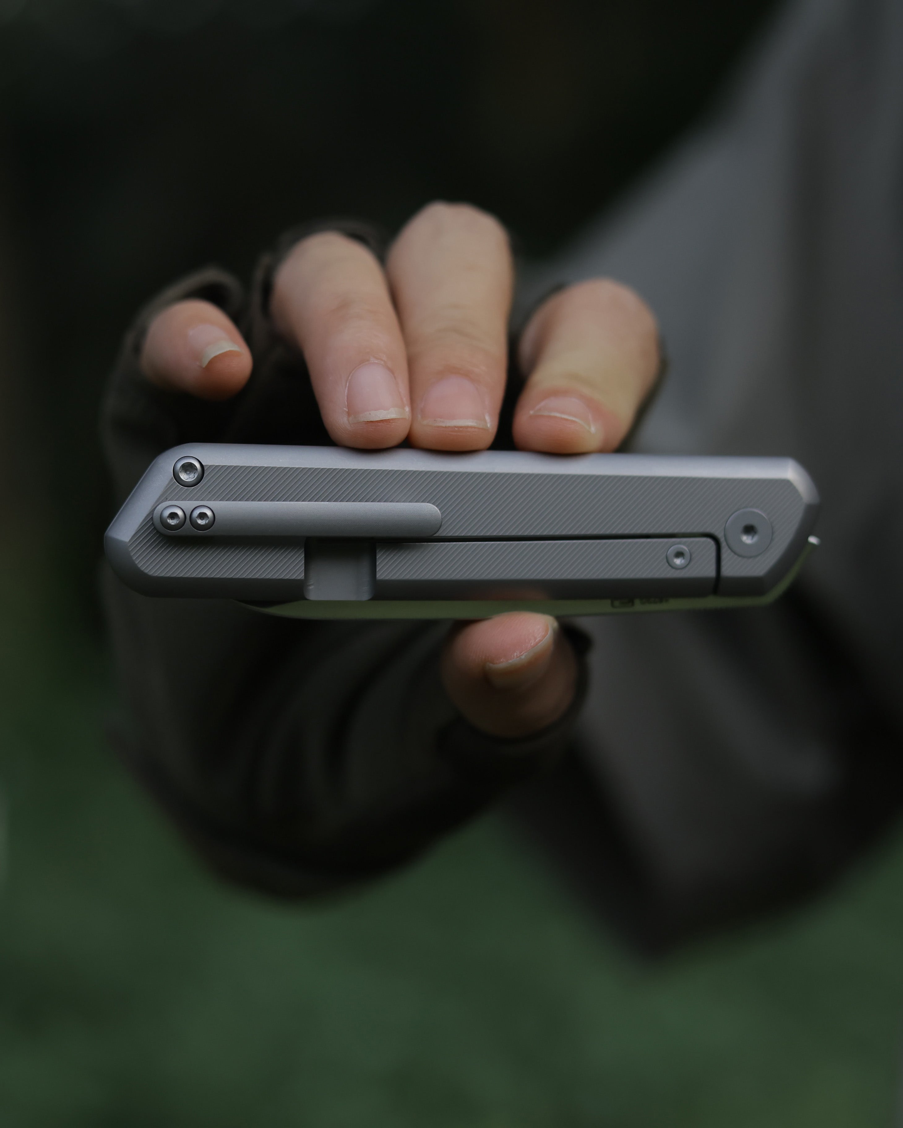 Artisan Cutlery IO ATZ-1872G S90V Blade Titanium Handle Folding Knives