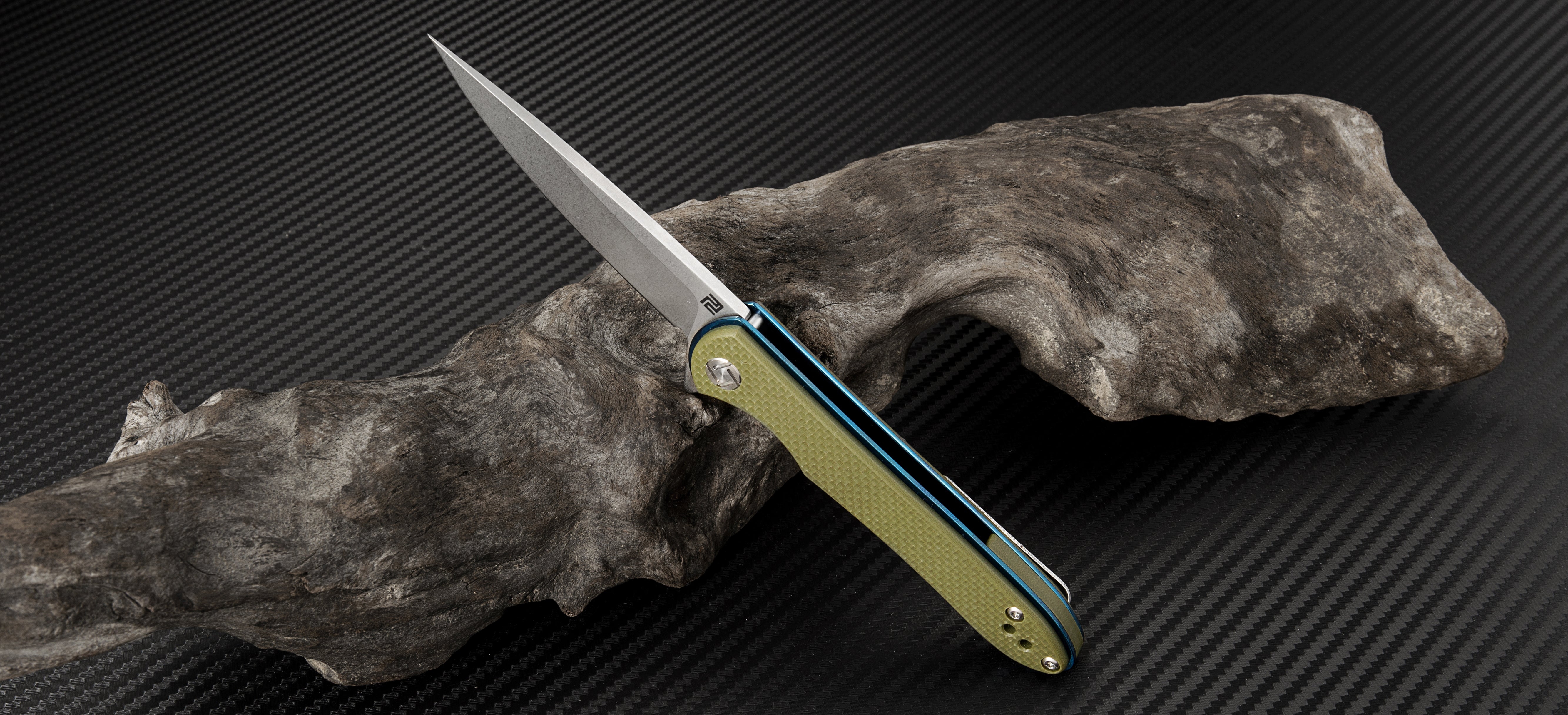 Artisan Cutlery Shark ATZ-1707PS D2 Blade G10 Handle Folding Knives