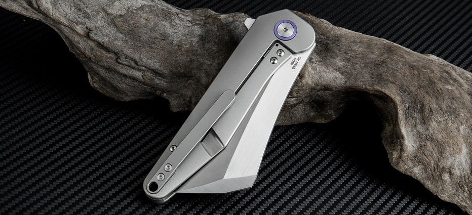 Artisan Cutlery Osprey ATZ-1803G M390 Blade Titanium TC4 Handle Folding Knives