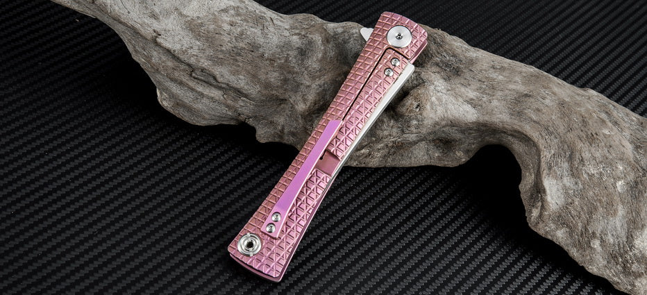 Artisan Cutlery S Waistline ATZ-1805G S35VN Blade Titanium Handle Folding Knives