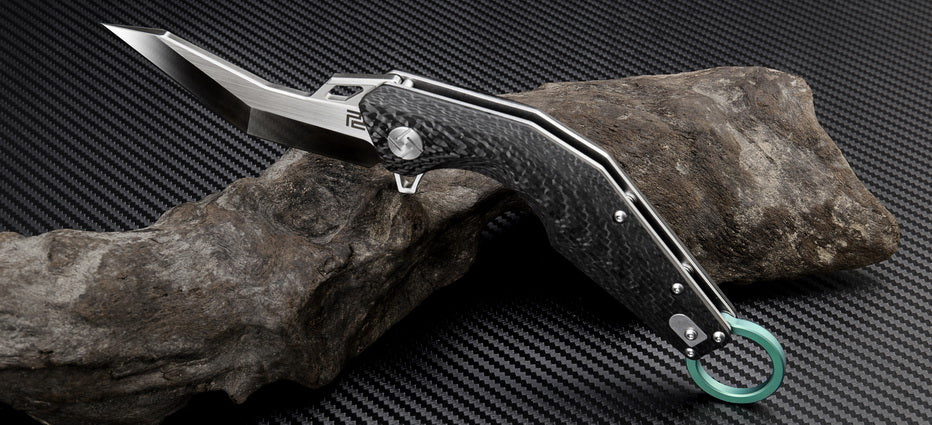 Artisan Cutlery Cobra ATZ-1811G M390 Blade Carbon fiber Handle Folding Knives