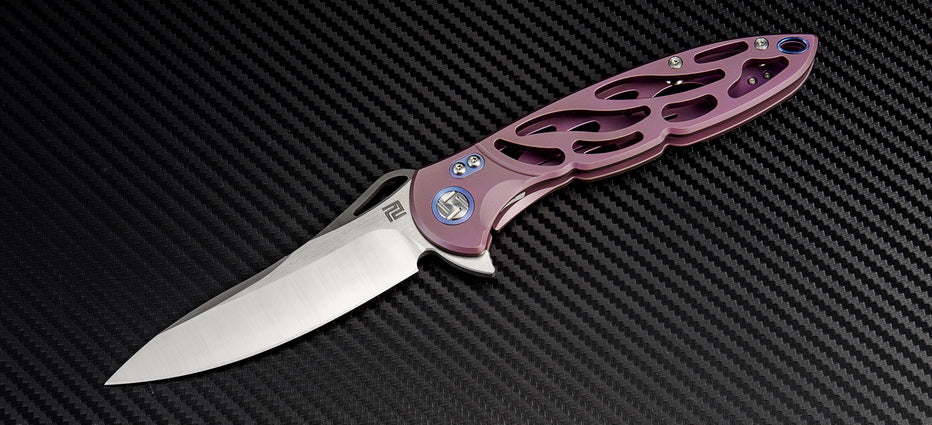 Artisan Cutlery Hoverwing ATZ-1801G S35VN Blade Titanium TC4 Handle Folding Knives