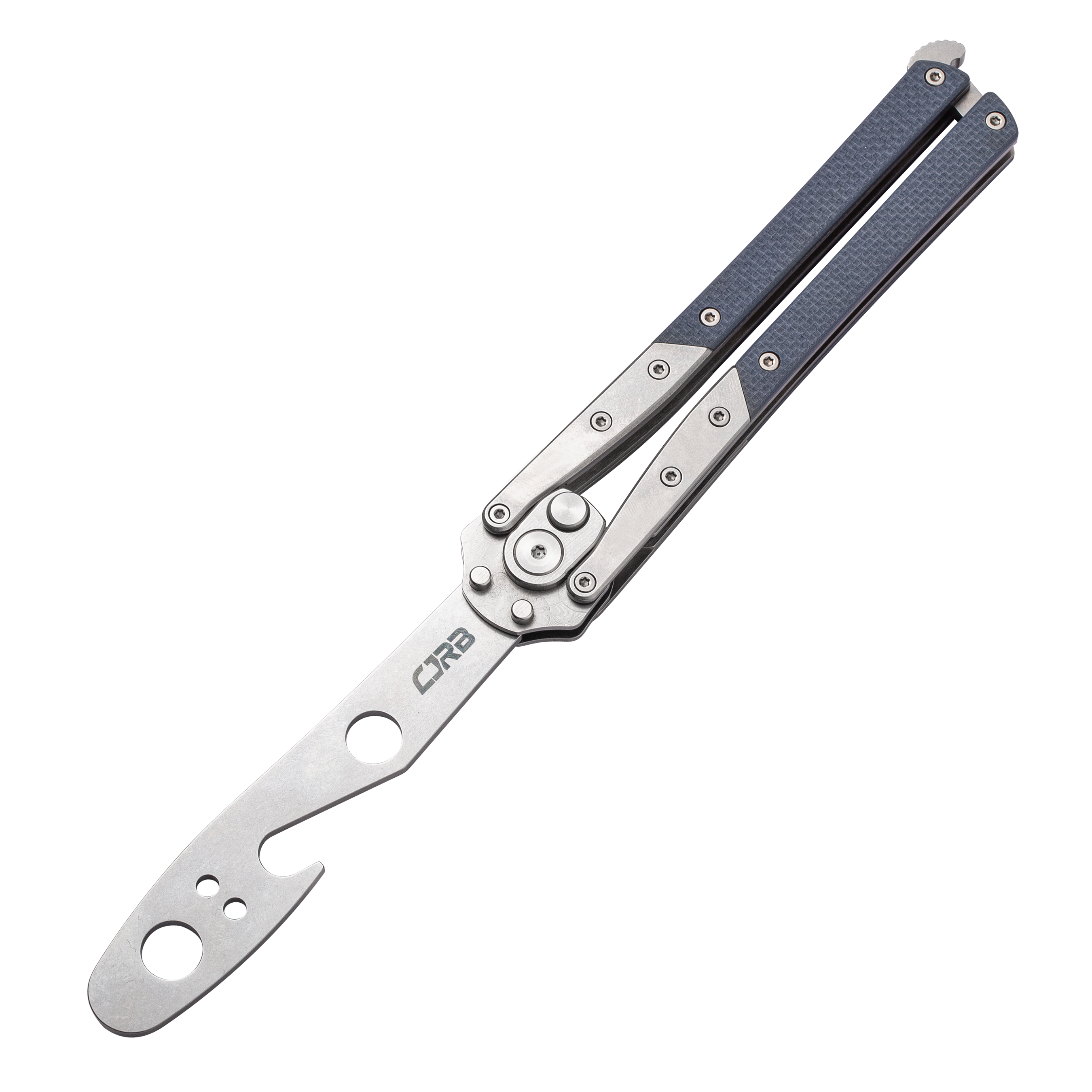 CJRB Kinetic-Flip J1908 G10 Handle - Gray (J1908-BU)