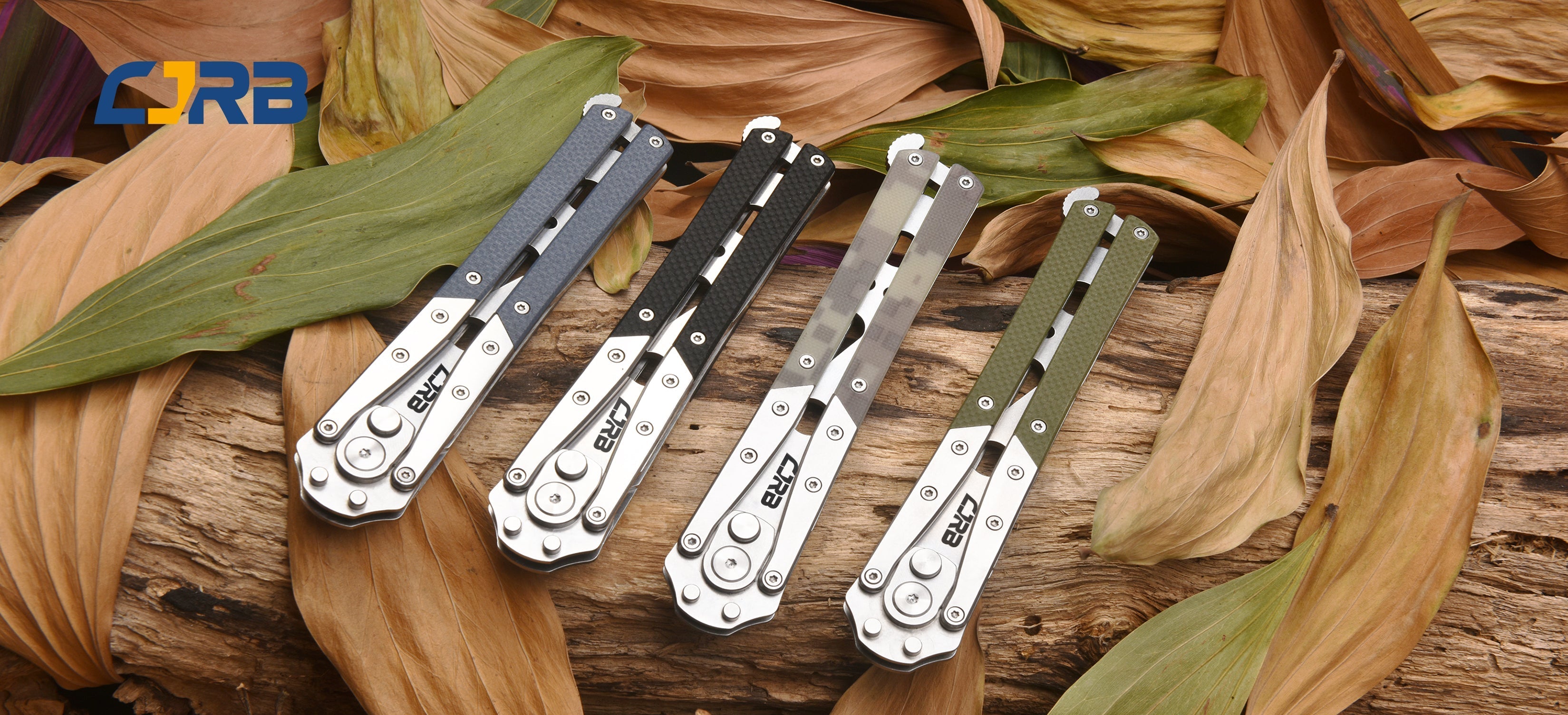 CJRB Kinetic-Flip J1908 G10 Handle - Camouflage (J1908-CG)