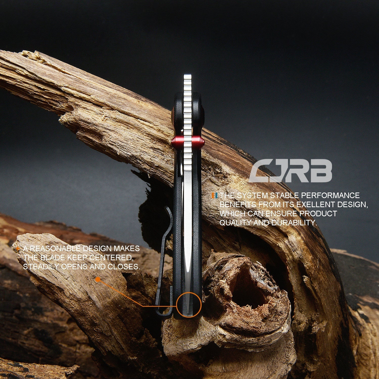 CJRB Maileah J1918 AR-RPM9 Steel Blade G10 Handle Folding Knives - Black (J1918-BKF)