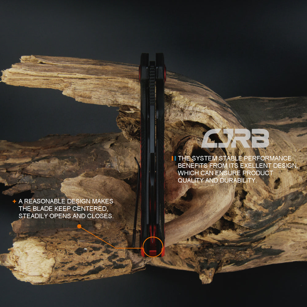 CJRB Caldera J1923 AR-RPM9 Steel Blade G10 Handle Folding Knives - Blue (J1923-BBU)