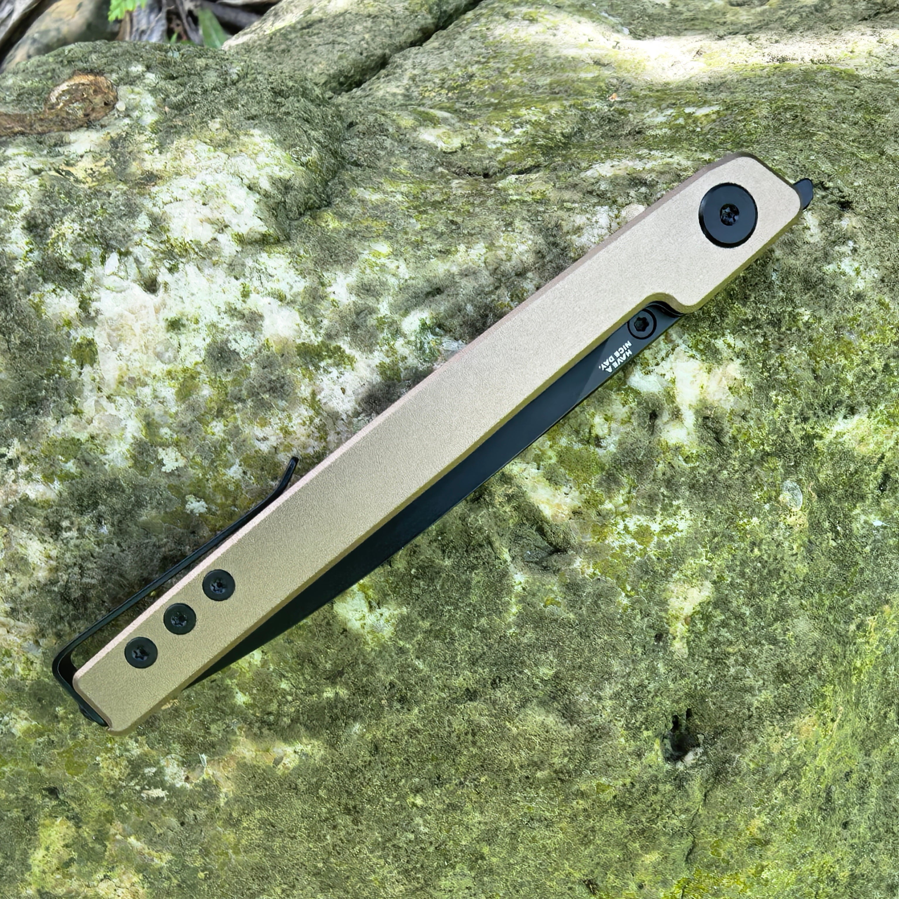 CJRB Prototype Lanky J1965 AR-RPM9 Steel Blade Aluminum Handle Folding Knives
