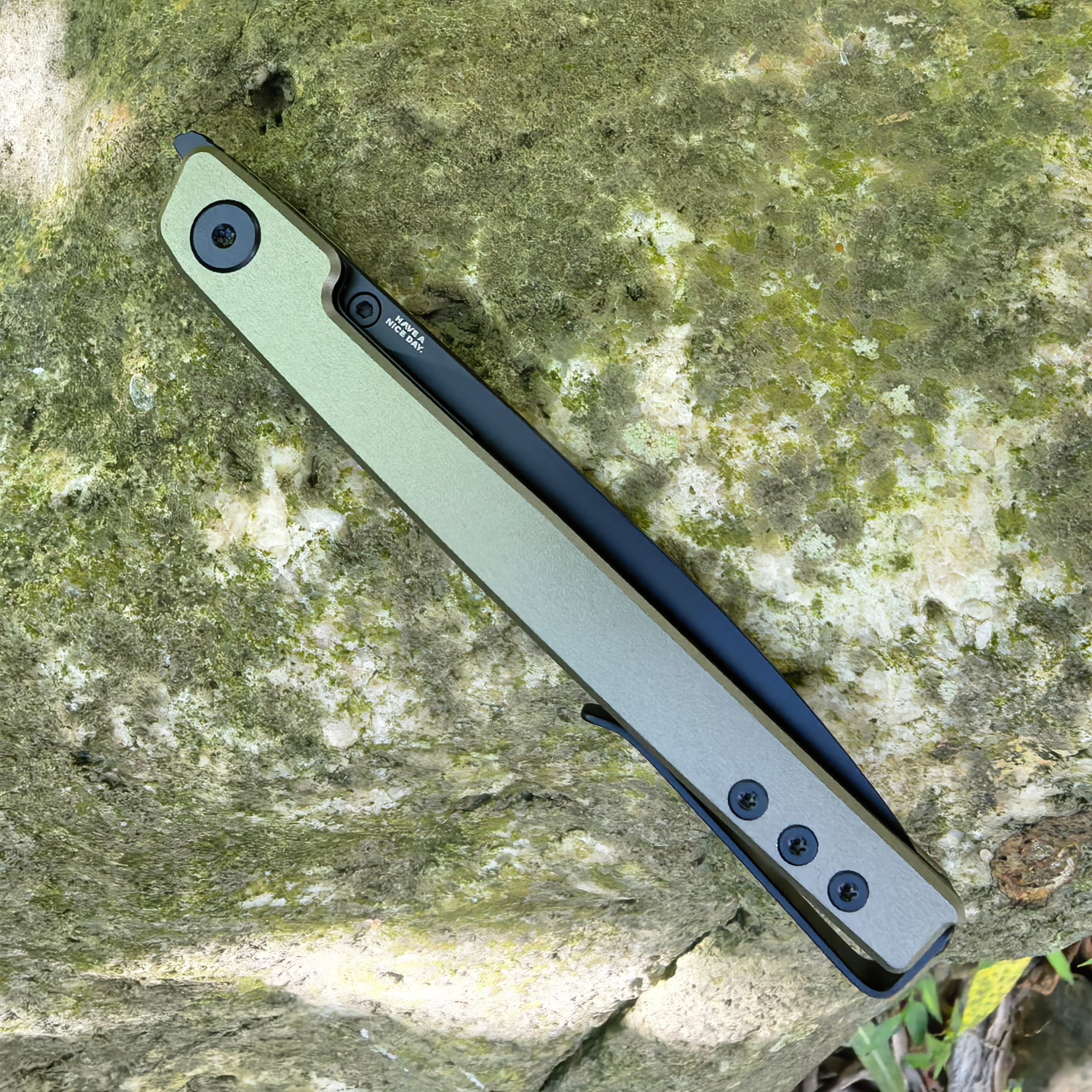 CJRB Prototype Lanky J1965 AR-RPM9 Steel Blade Aluminum Handle Folding Knives