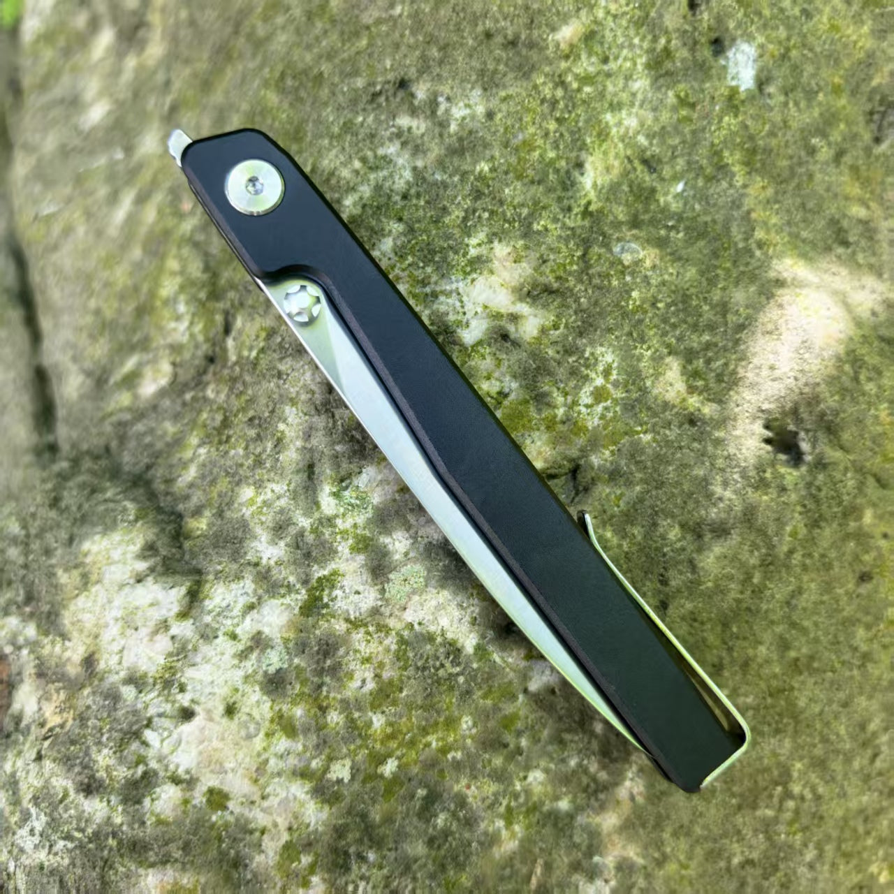 CJRB Prototype Lanky J1965 AR-RPM9 Steel Blade Aluminum Handle Folding Knives