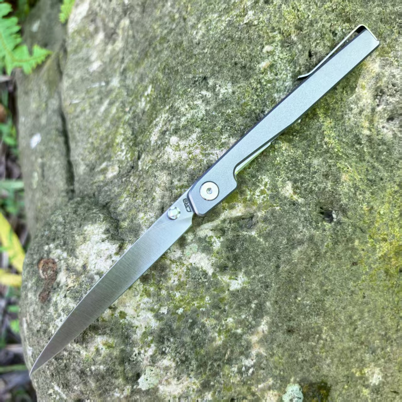 CJRB Prototype Lanky J1965 AR-RPM9 Steel Blade Aluminum Handle Folding Knives