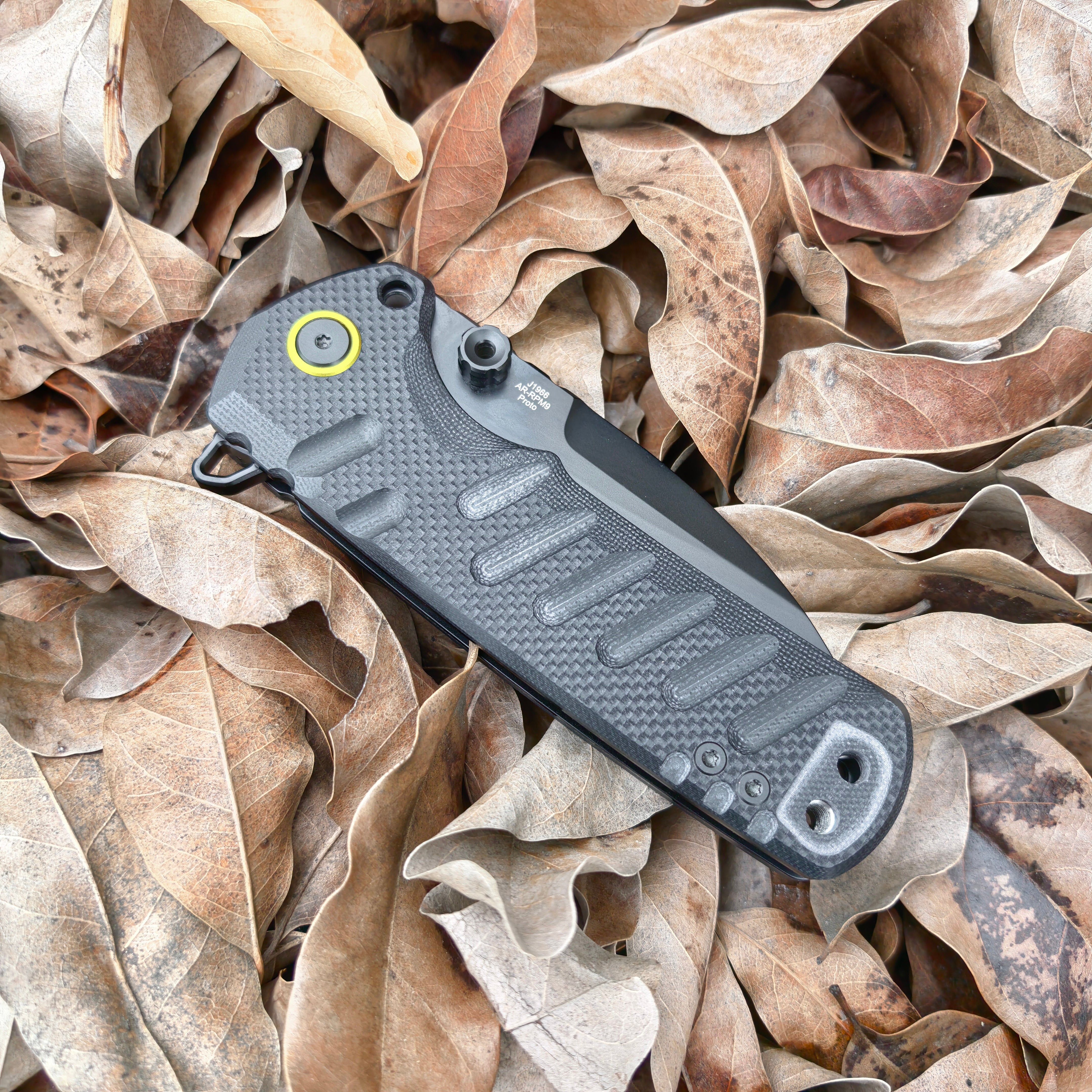 CJRB Prototype Tundra J1966 AR-RPM9 Steel Blade G10 Handle Folding Knives