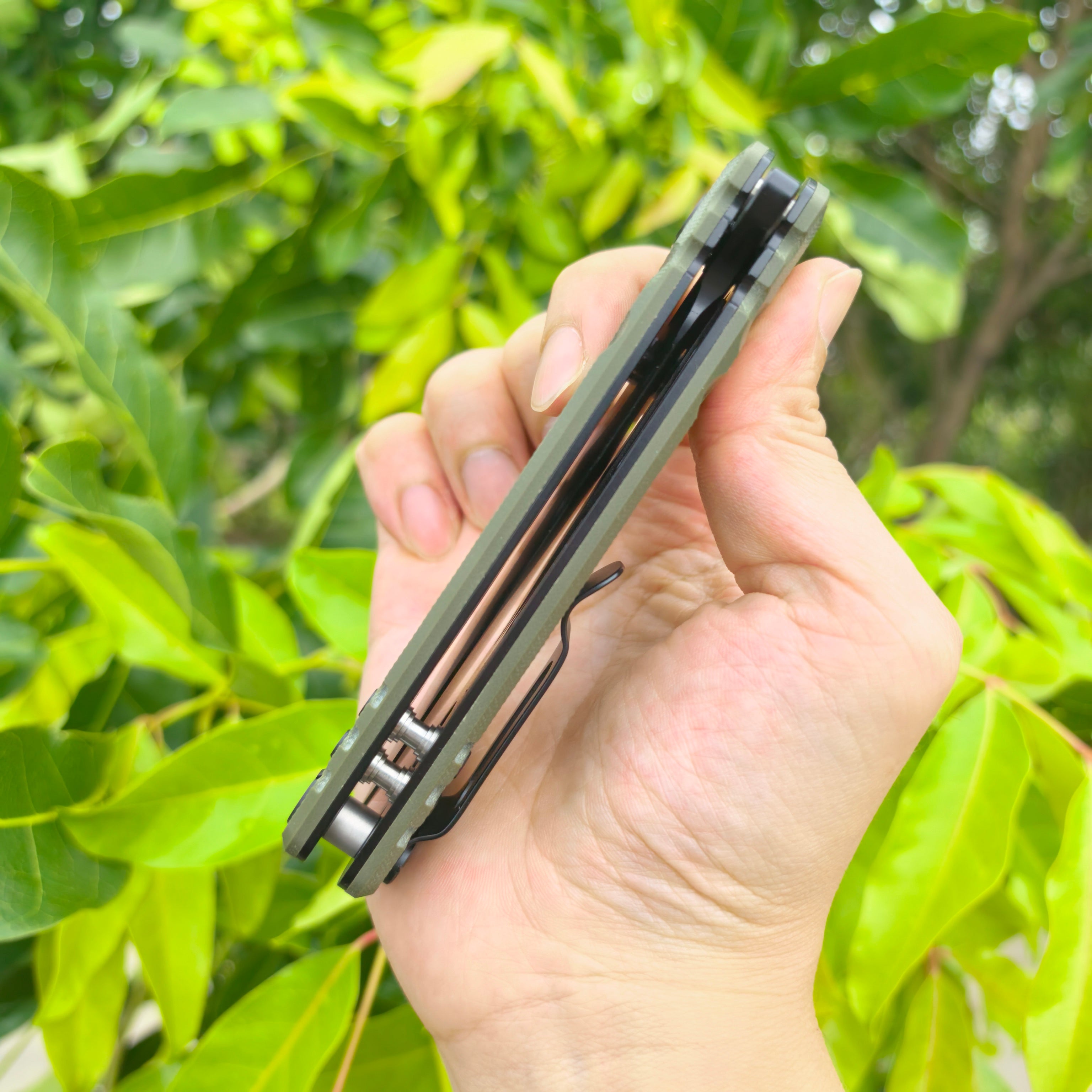 CJRB Prototype Tundra J1966 AR-RPM9 Steel Blade G10 Handle Folding Knives