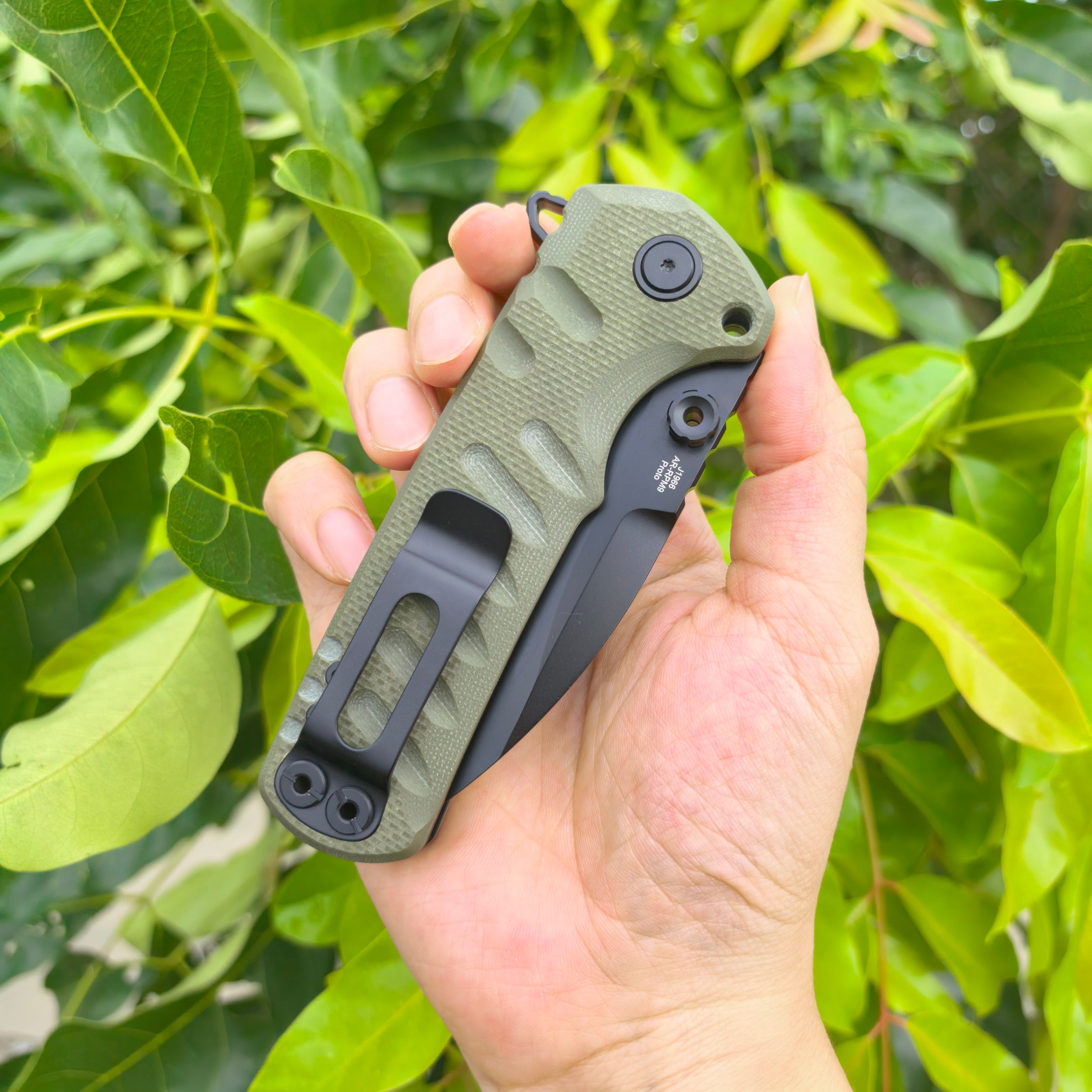 CJRB Prototype Tundra J1966 AR-RPM9 Steel Blade G10 Handle Folding Knives