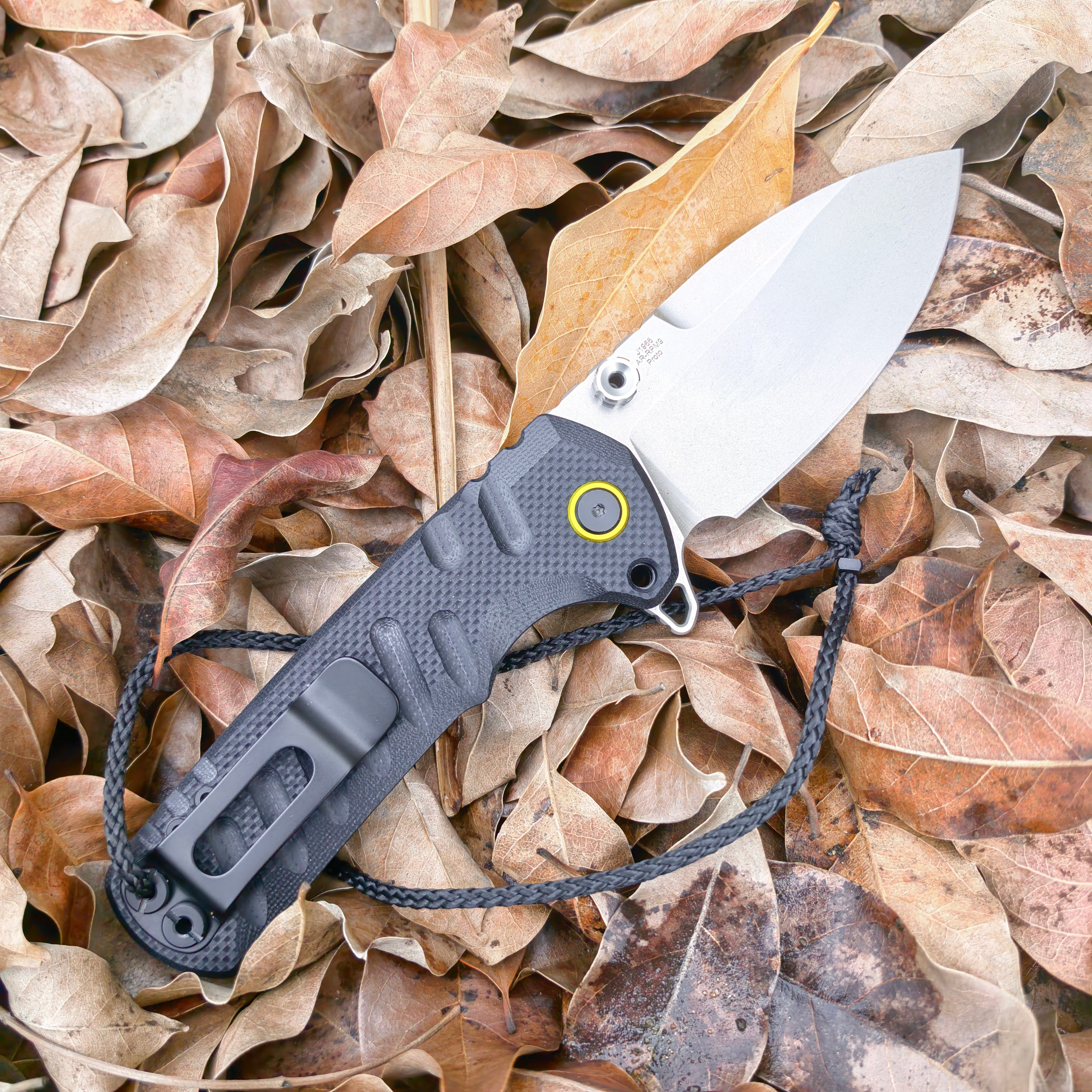 CJRB Prototype Tundra J1966 AR-RPM9 Steel Blade G10 Handle Folding Knives