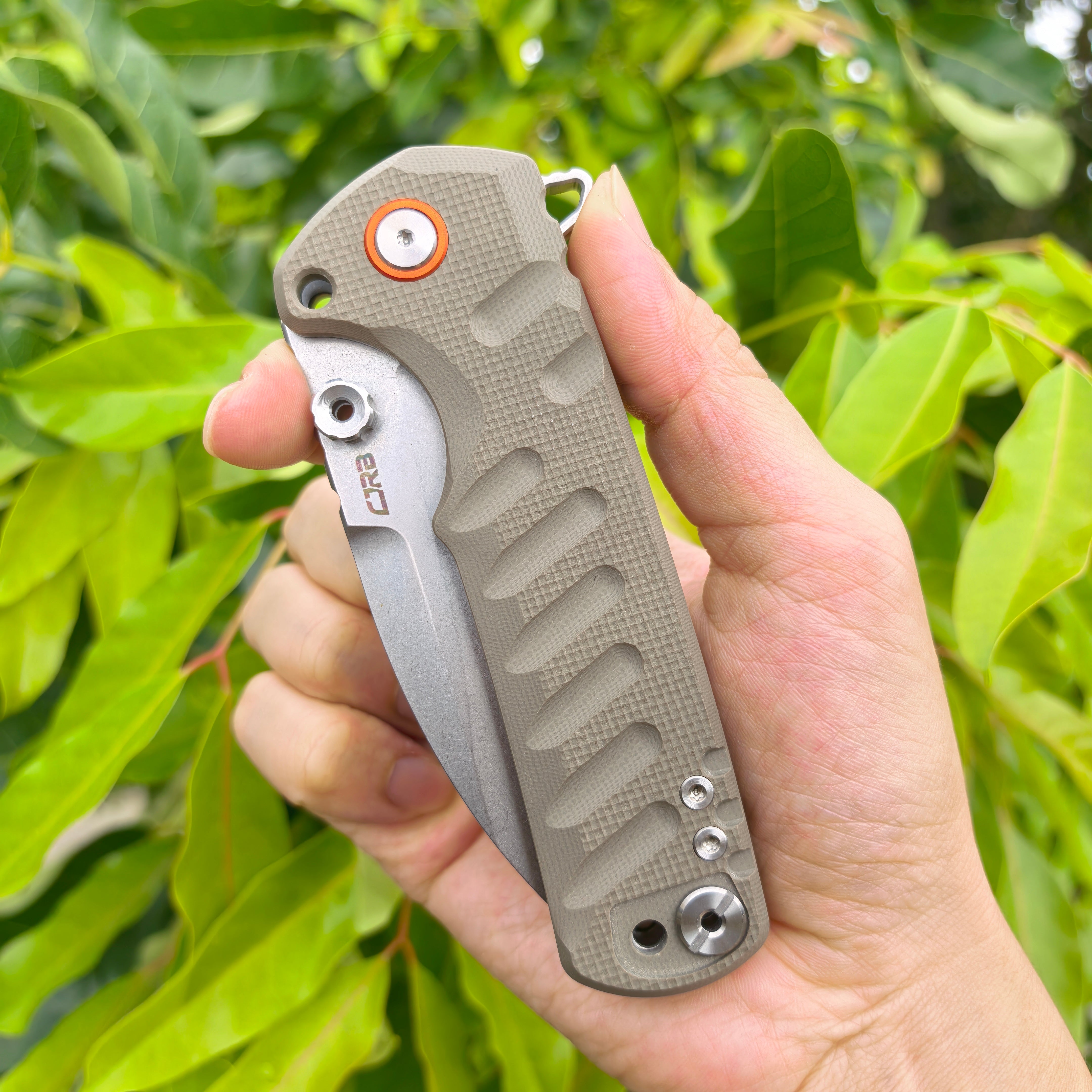 CJRB Prototype Tundra J1966 AR-RPM9 Steel Blade G10 Handle Folding Knives