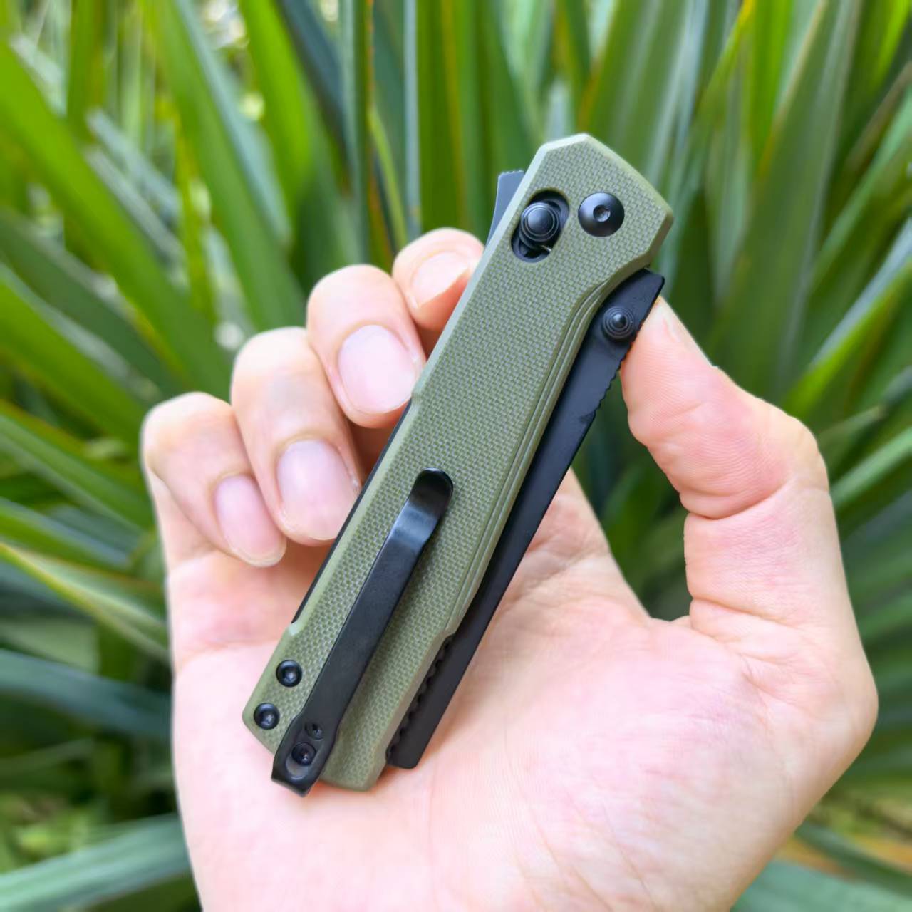 CJRB Prototype Breech J1968 AR-RPM9 Steel Blade G10 Handle Folding Knives