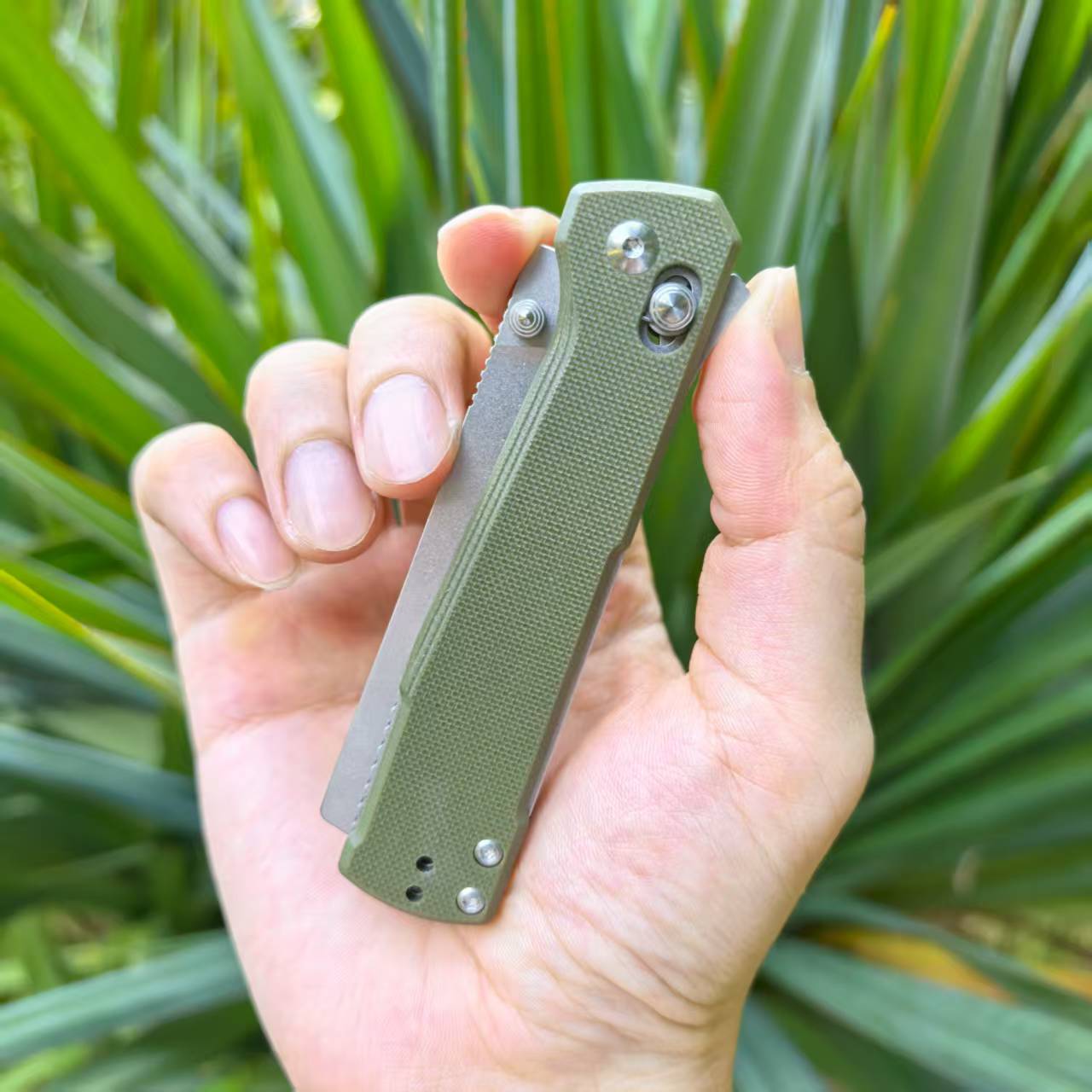 CJRB Prototype Breech J1968 AR-RPM9 Steel Blade G10 Handle Folding Knives