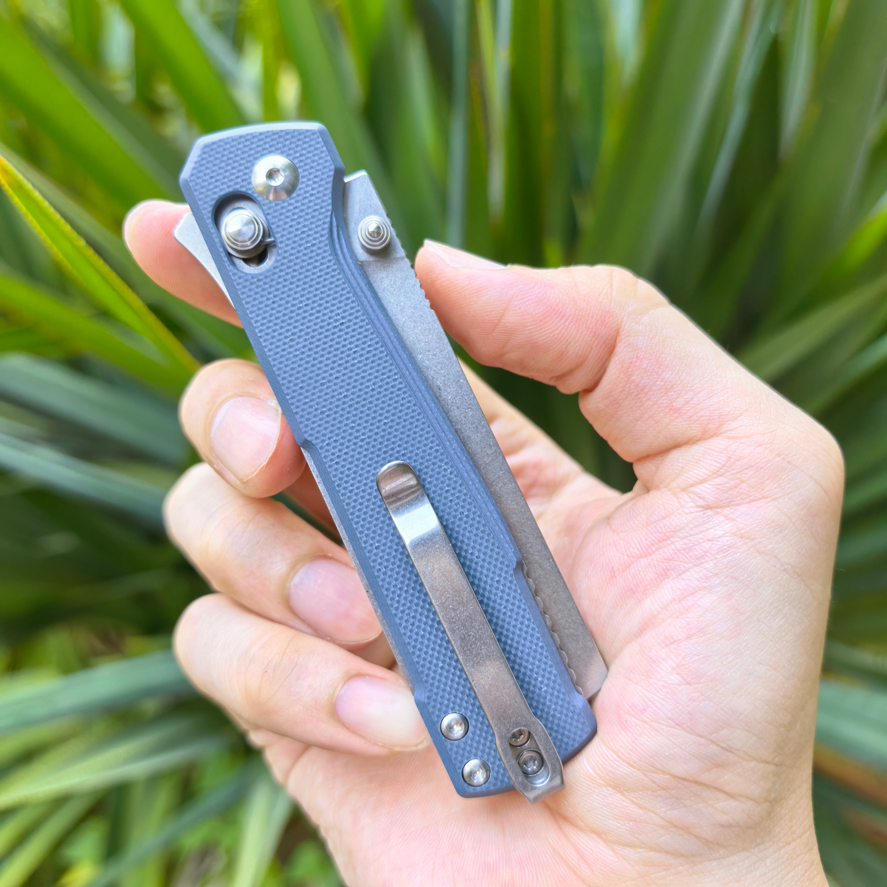 CJRB Prototype Breech J1968 AR-RPM9 Steel Blade G10 Handle Folding Knives