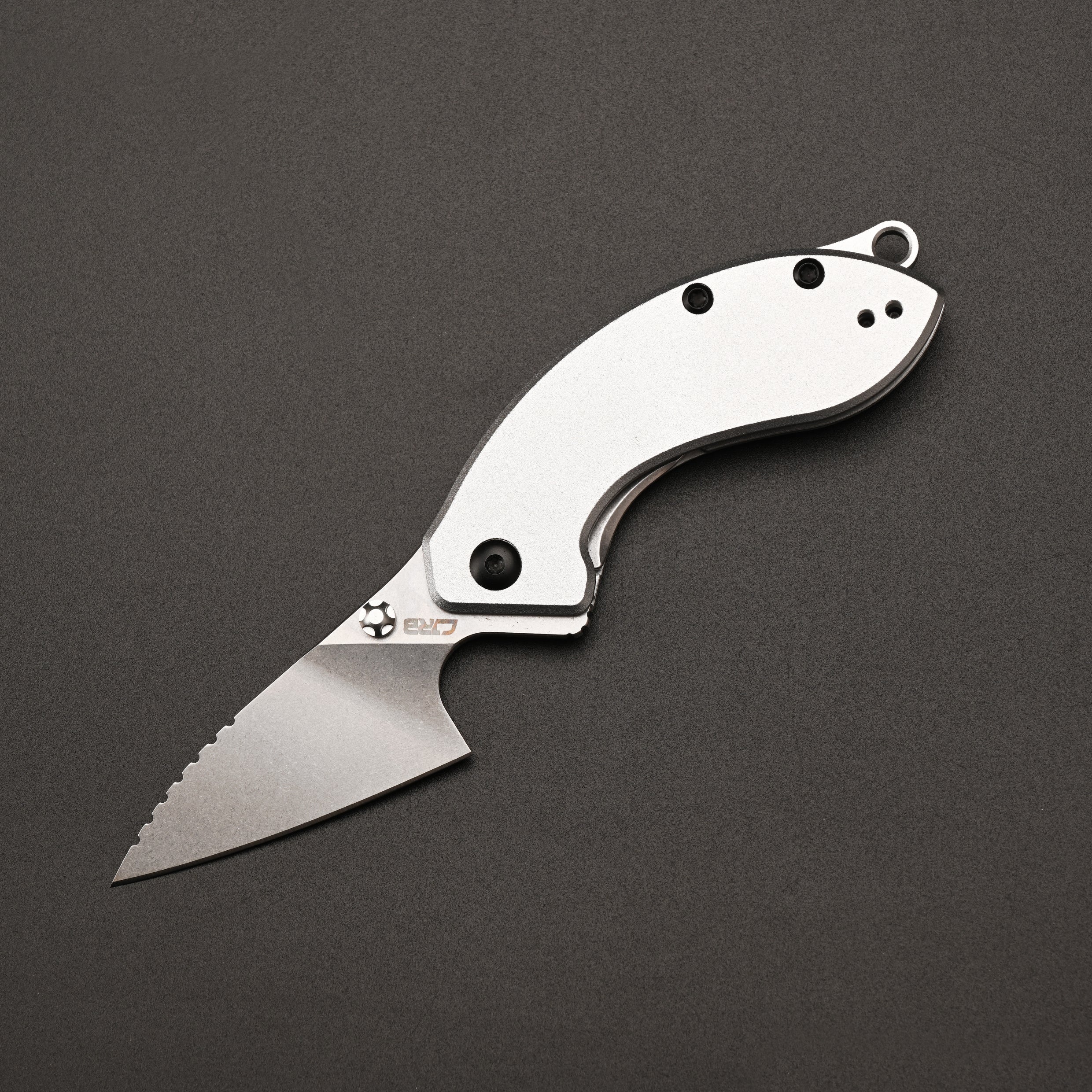 CJRB Prototype Spud J1971 AR-RPM9 Steel Blade Titanium/Aluminum Handle Folding Knives