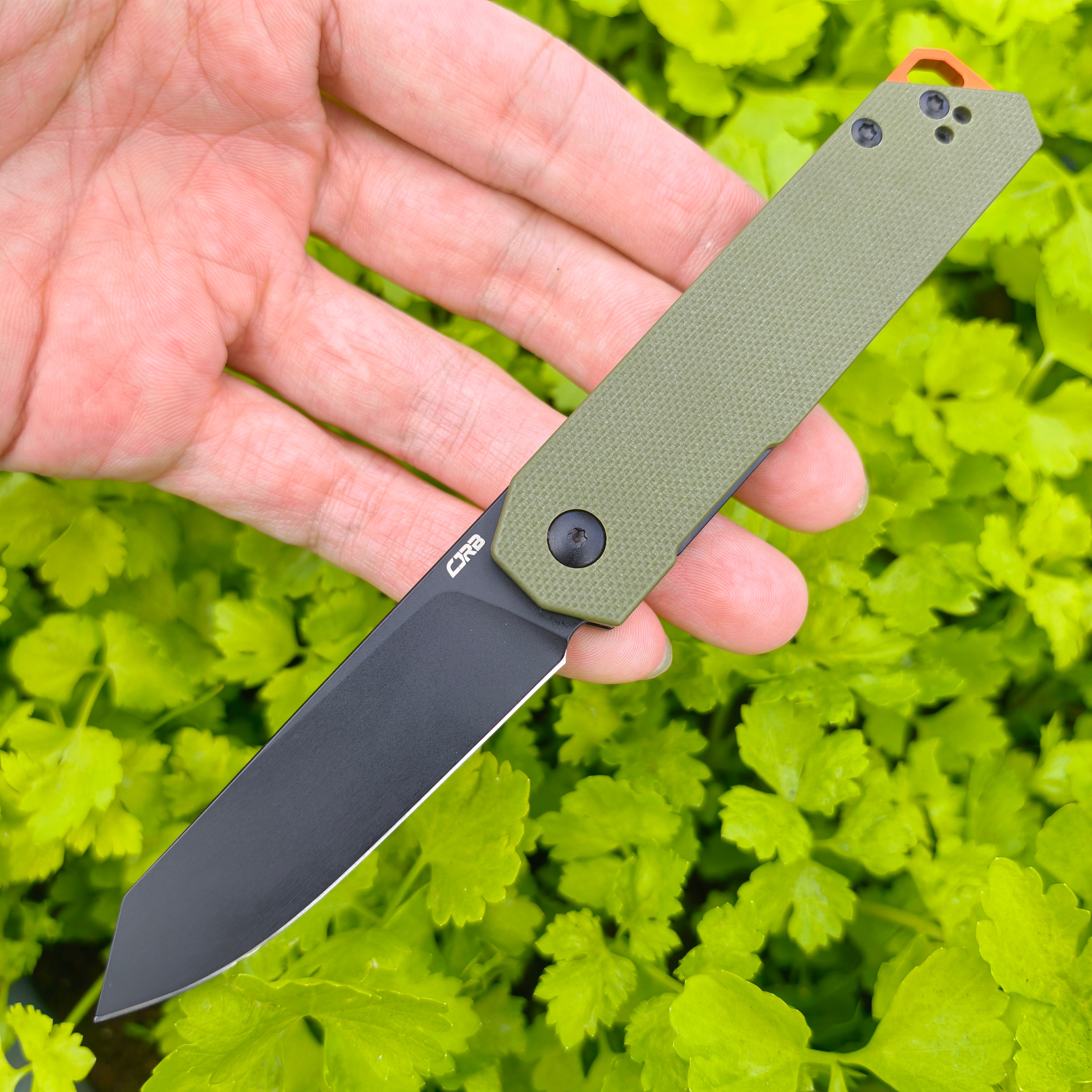 CJRB Prototype Prep J1973 AR-RPM9 Steel Blade G10 Handle Folding Knives