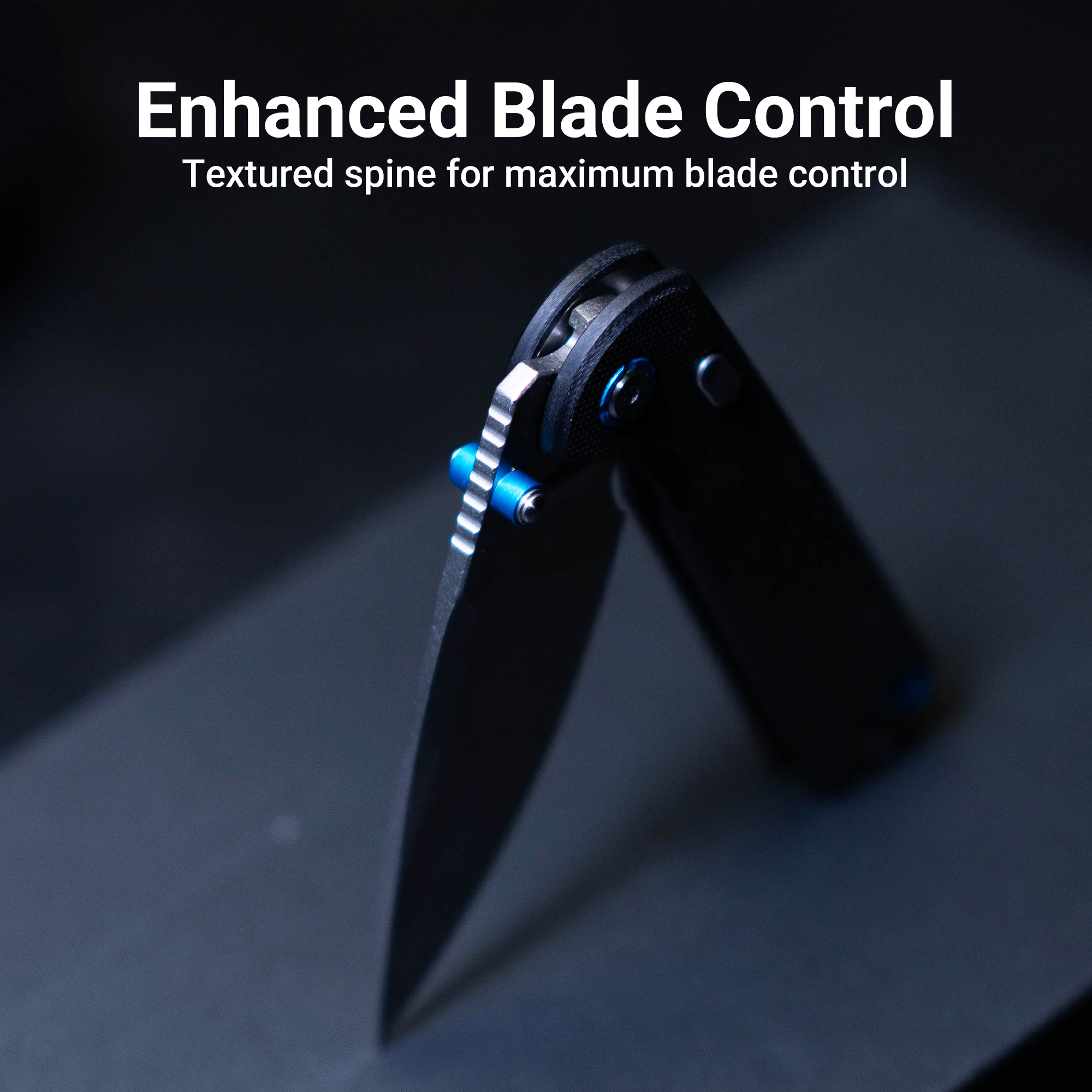CJRB Latitude Thumb Stud & Top Liner Lock EDC Knife Black G10 Handle(3.47'' AR-RPM9 Steel Stone Wash Blade) J1975-BK