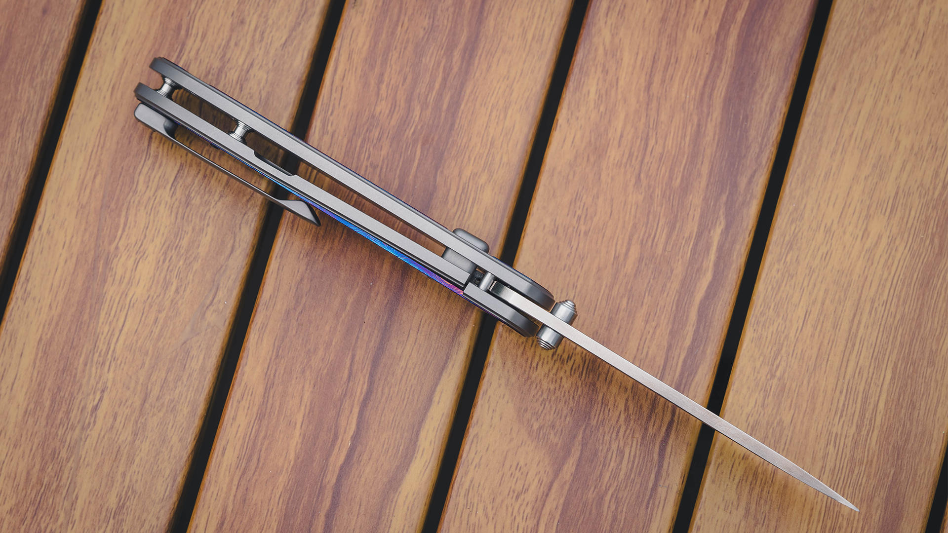 Building the Feldspar: Titanium Damascus Top-Framelock