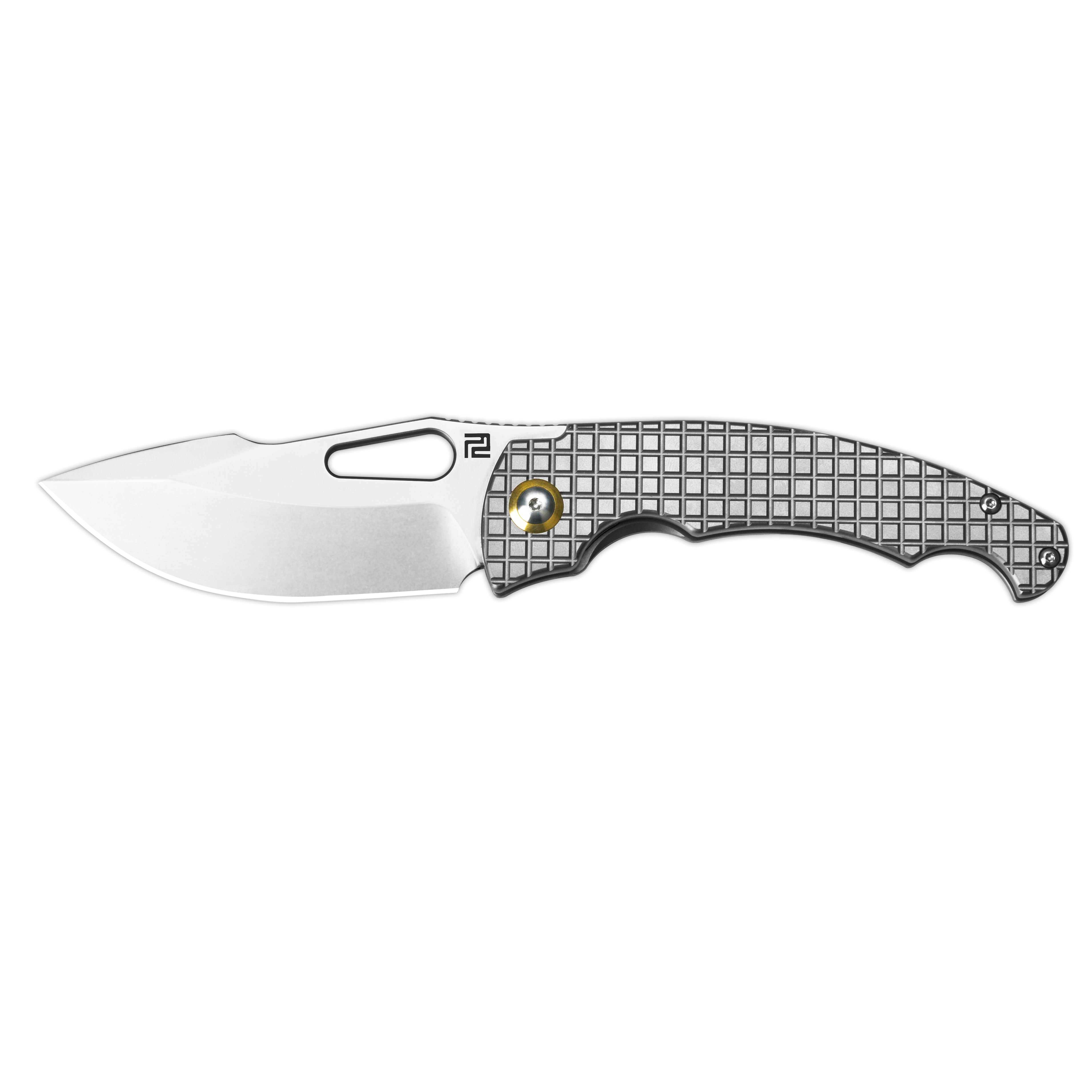 Artisan Cutlery Mini Xcellerator ATZ-1860GS CPM S90V Blade Titanium Handle Folding Knives