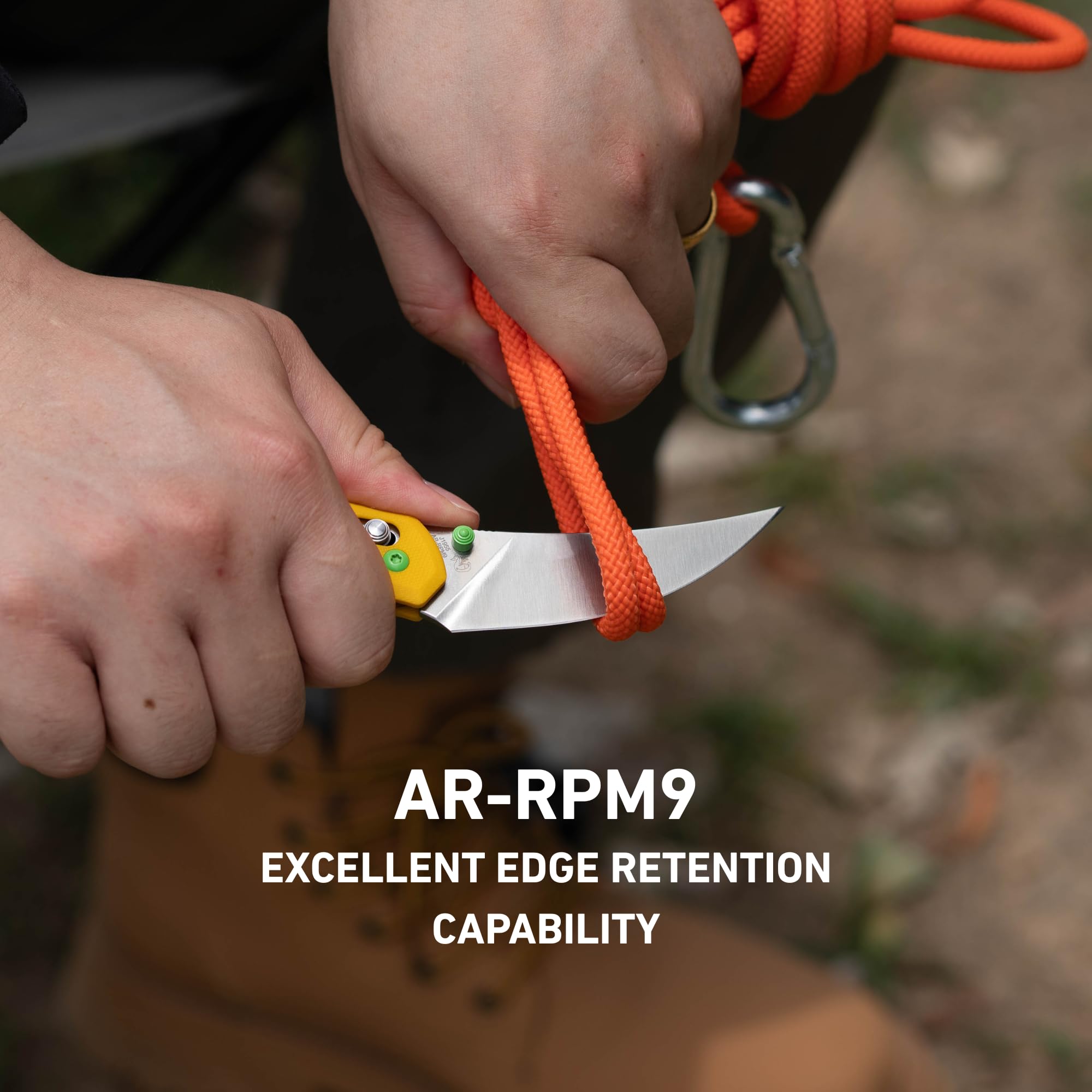 CJRB Nanner J1955 AR-RPM9 Steel Blade G10 Handle Folding Knives