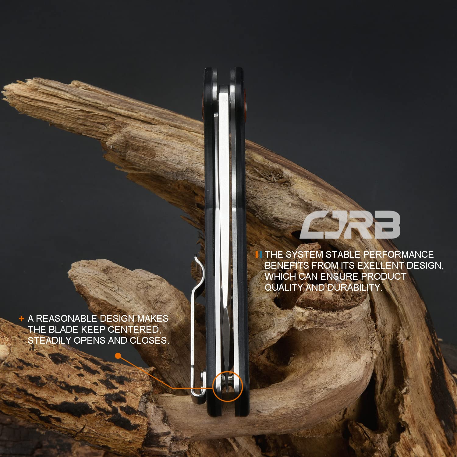 CJRB Crag J1904 AR-RPM9 Blade Carbon Fiber Handle Folding Knives