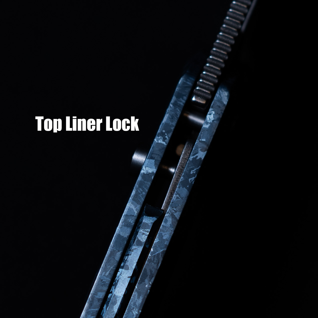 Artisan Cutlery Mousebird Thumb Hole Top Liner lock Lock EDC Knife Crystal Titanium Handle Crystal Titanium Clip(3'' CPM S35VN Stone Wash Blade ) 1889G-CBU