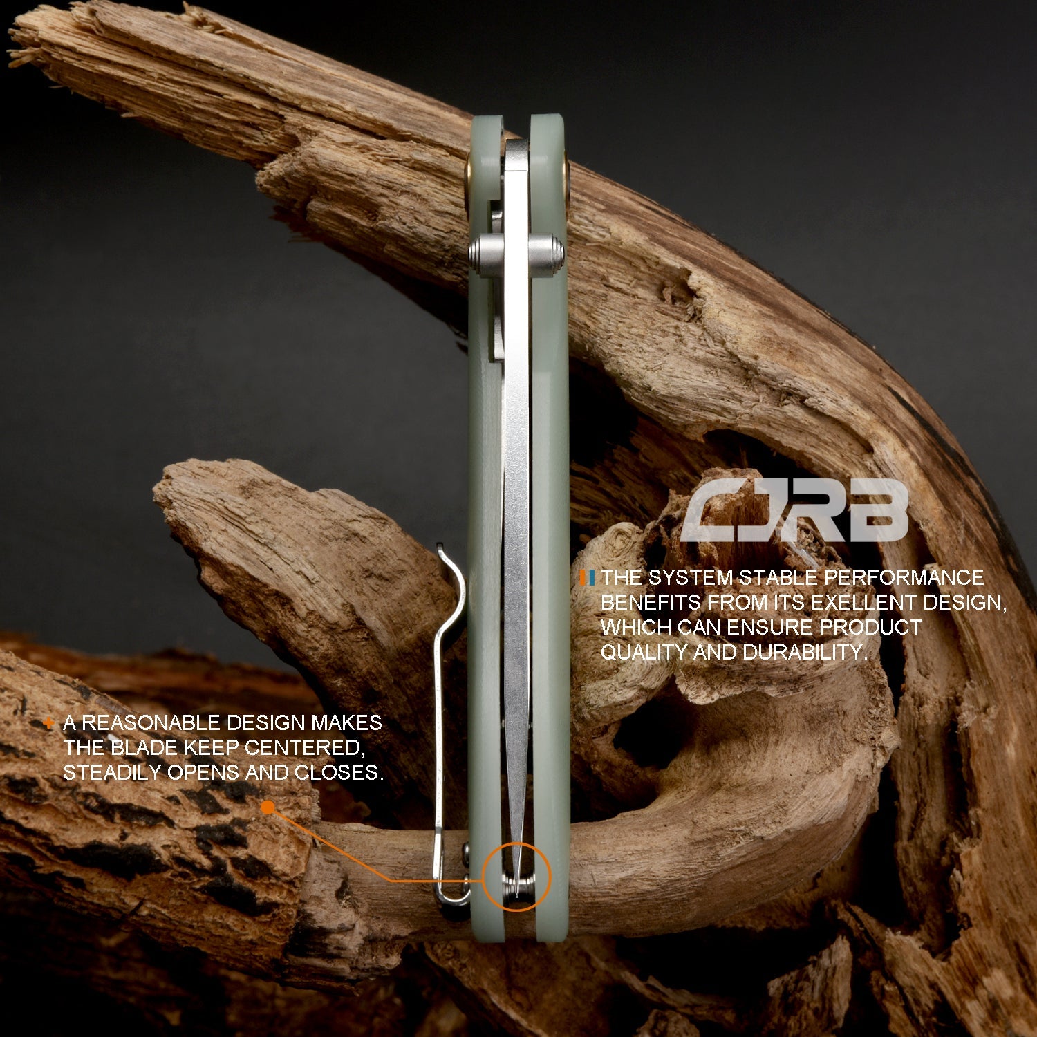 CJRB Feldspar J1912S D2 Blade G10(Contoured & Cnc Pattern Texture) Handle Folding Knives
