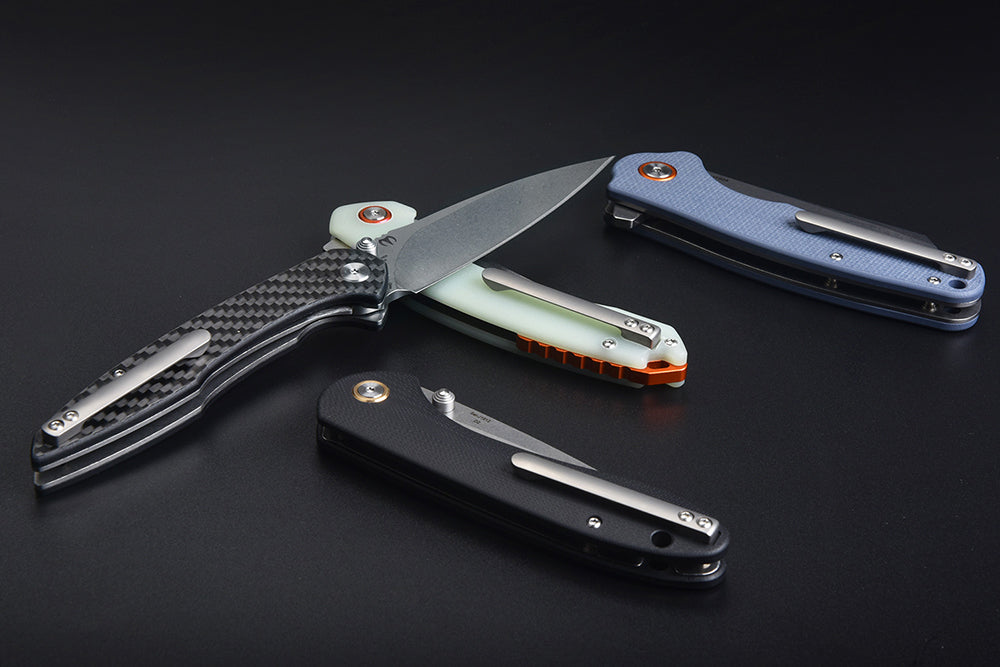 Artisan Cutlery & Cjrb Titanium Pocket Clip