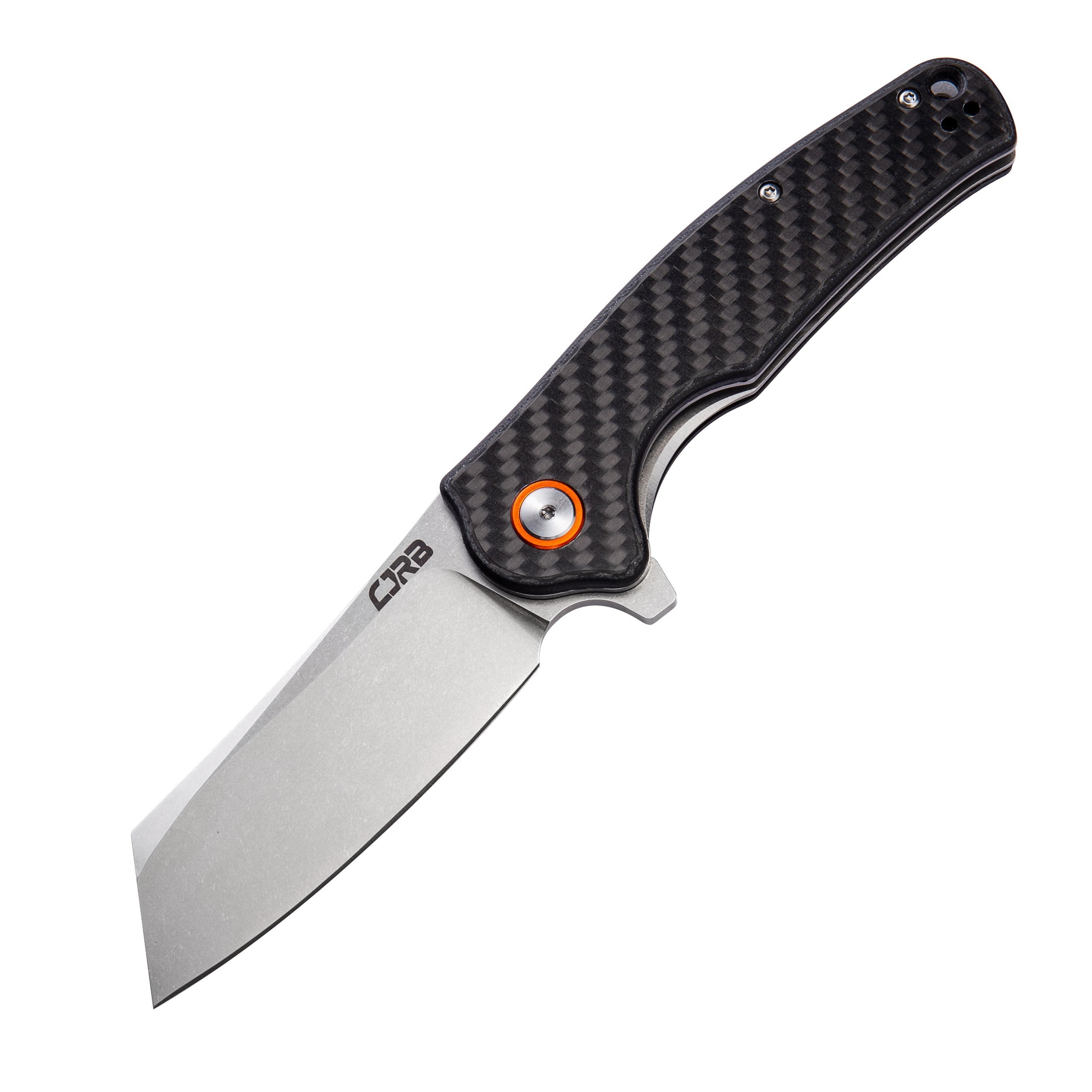 CJRB Crag J1904 AR-RPM9 Blade Carbon Fiber Handle Folding Knives