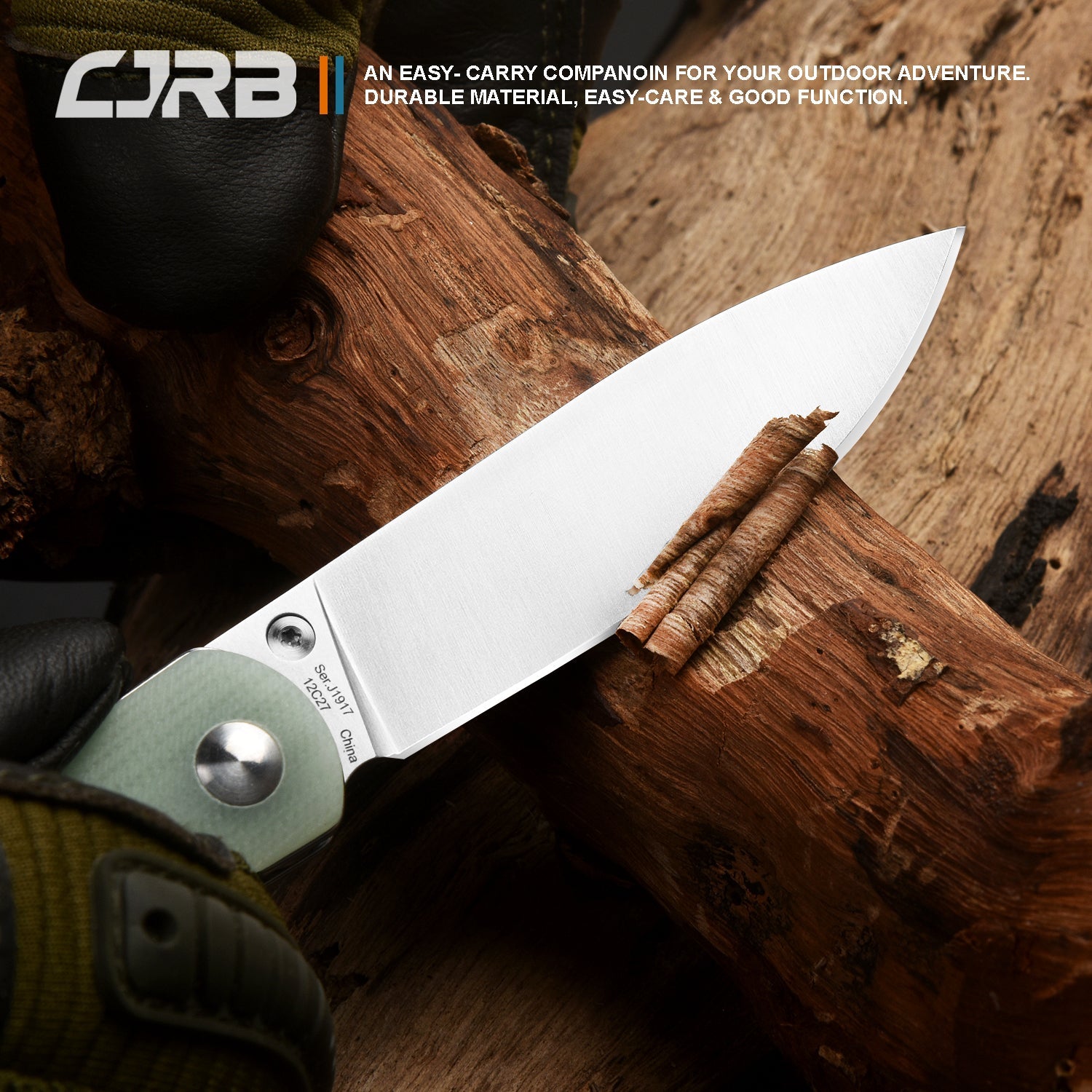 CJRB Ria J1917 12c27 Blade G10 Handle Folding Knives