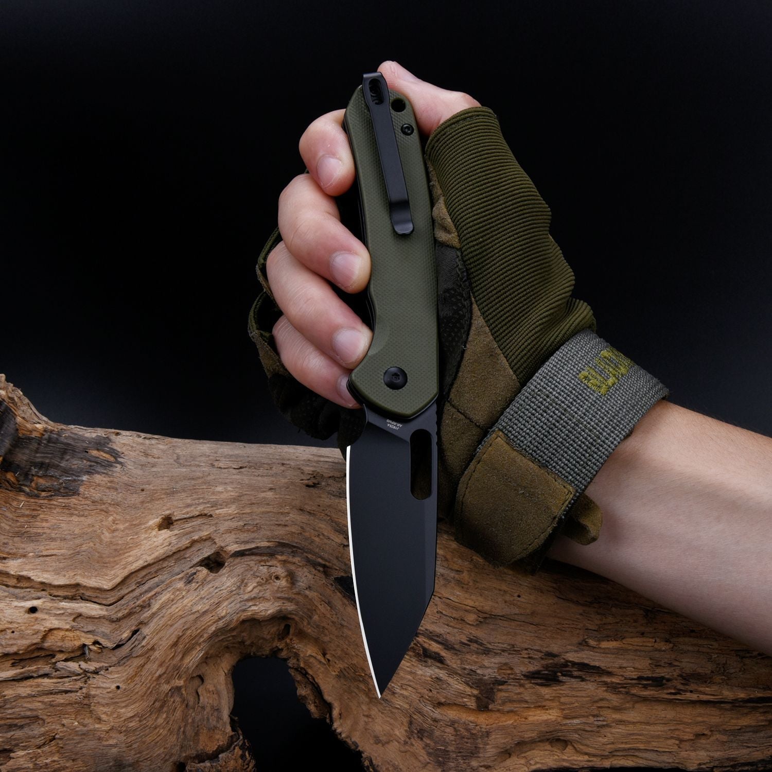 CJRB Pyrite-Alt Wharncliffe J1925A AR-RPM9 Steel Blade G10 Handle Folding Knives