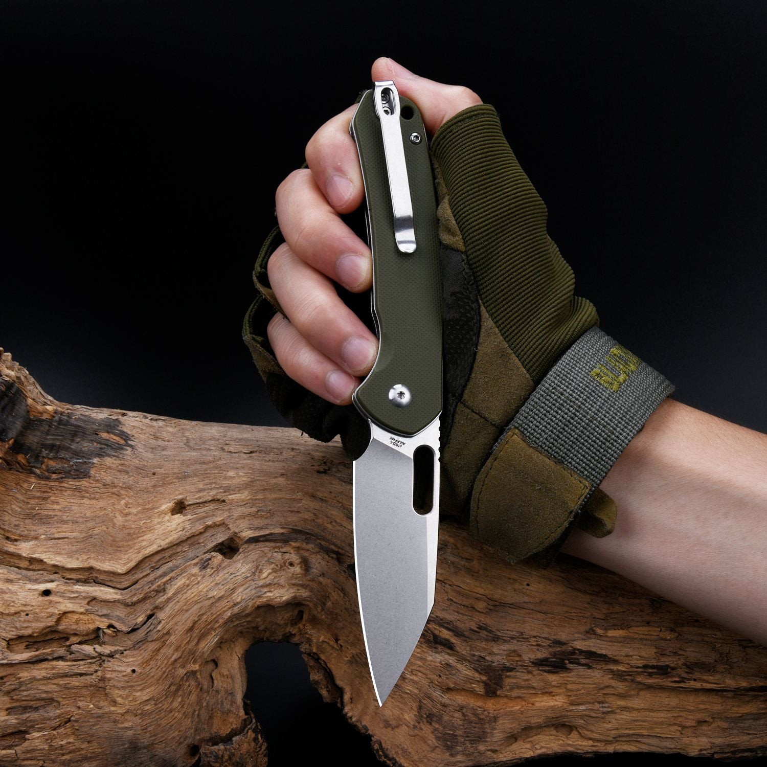 CJRB Pyrite-Alt Wharncliffe J1925A AR-RPM9 Steel Blade G10 Handle Folding Knives