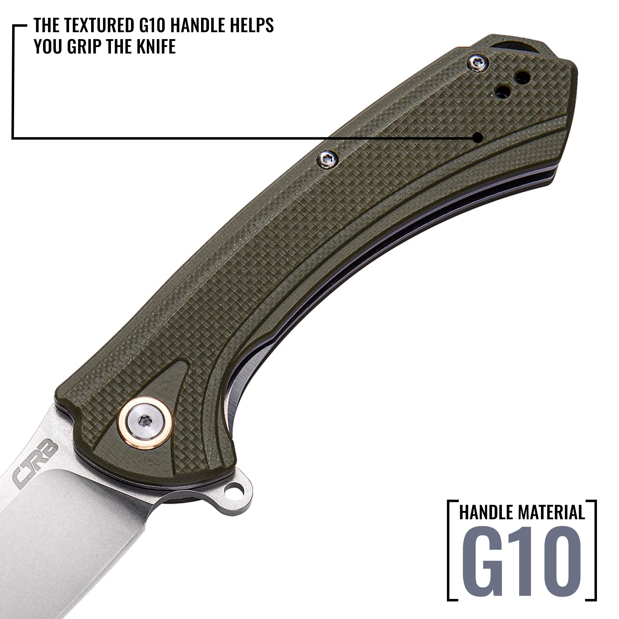 CJRB Barranca J1909 D2 Blade G10 Handle Folding Knives
