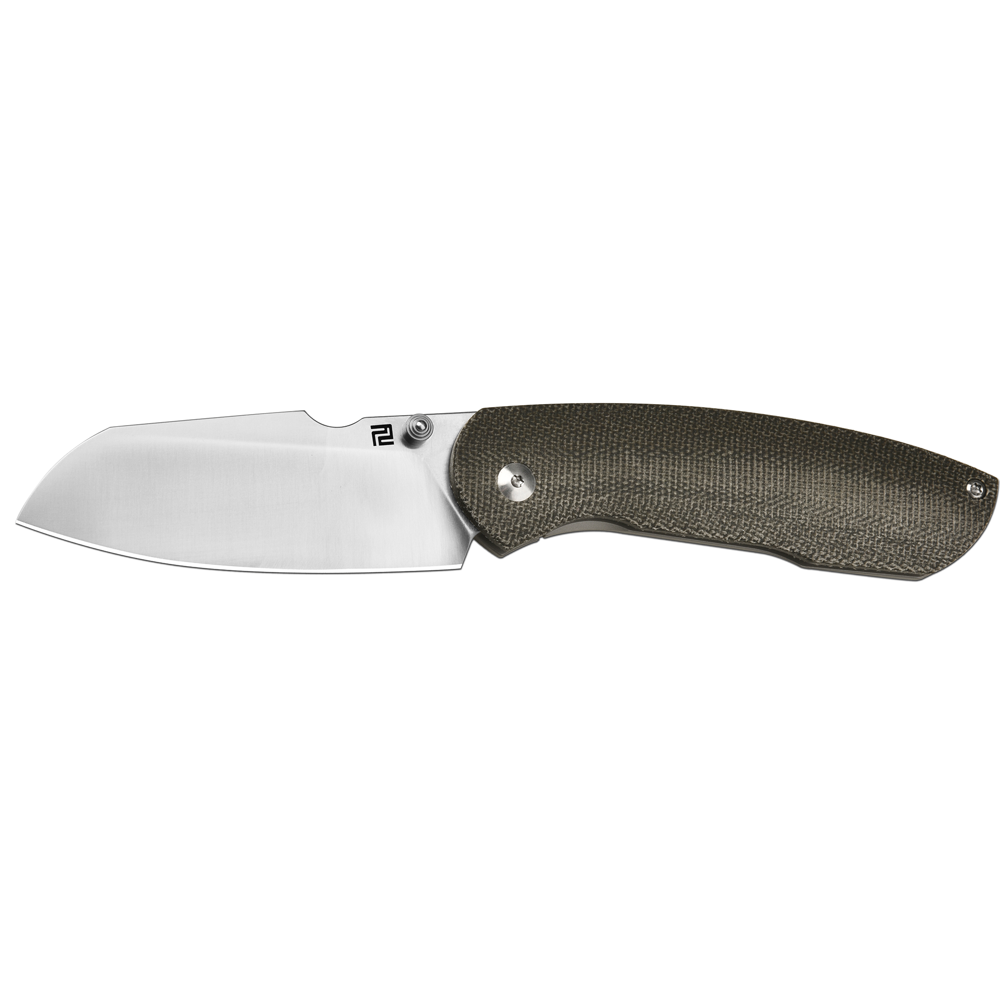 ArtisanCutlery Prime 1866G S90V Blade Micarta+Titanium Handle Folding Knives