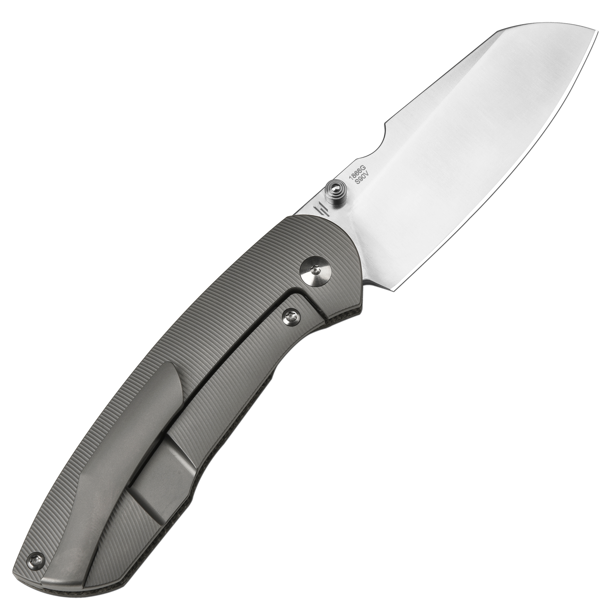 ArtisanCutlery Prime 1866G S90V Blade Micarta+Titanium Handle Folding Knives