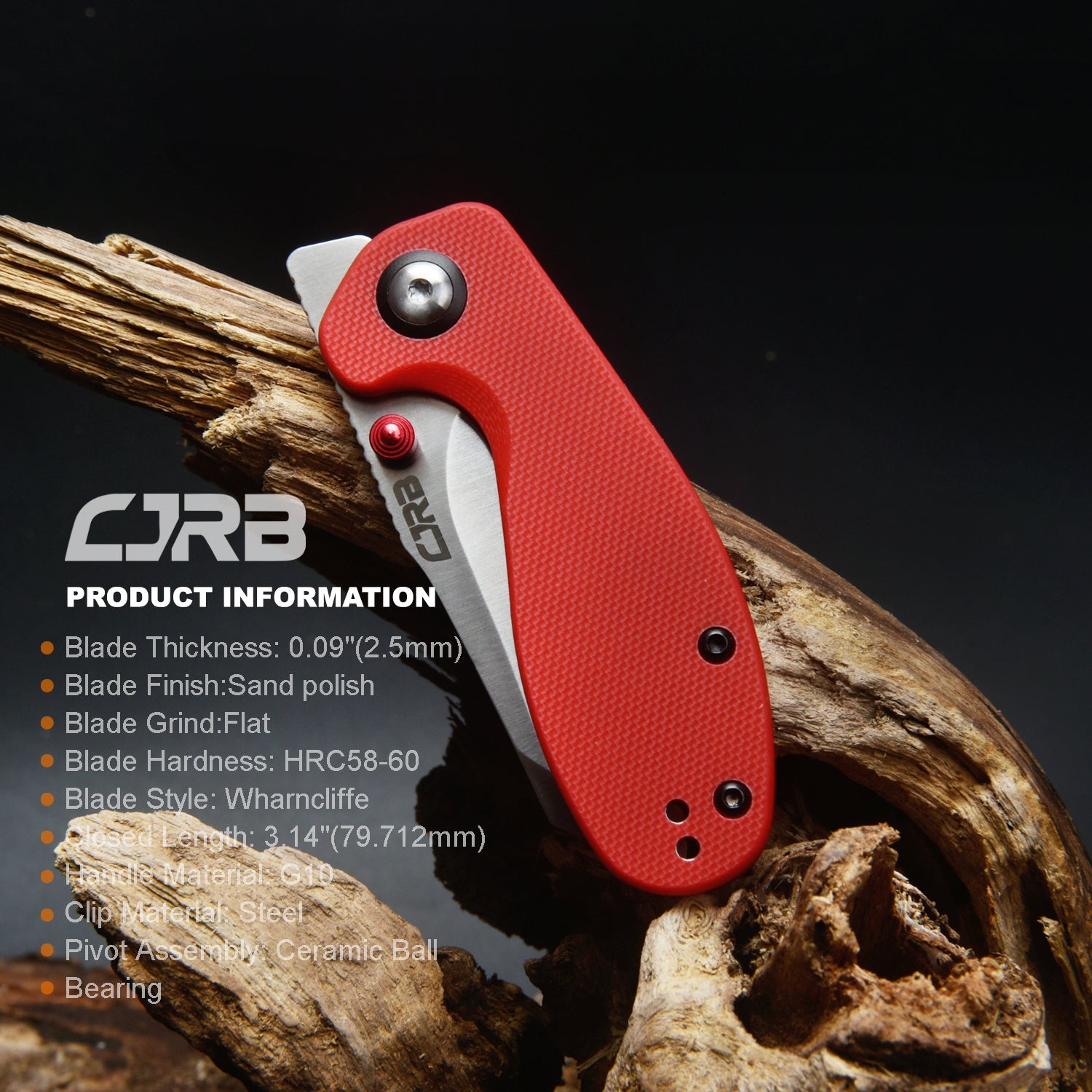 CJRB Maileah J1918-REF AR-RPM9 Folding Knife