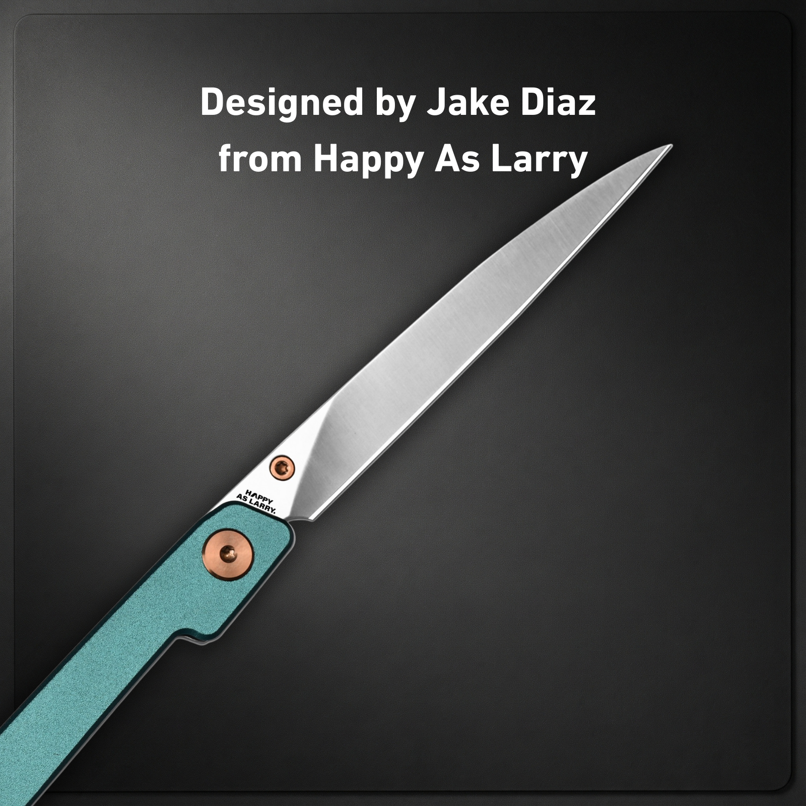 CJRB Lanky Thumb Stud & Liner Lock Knife Blue Aluminum Handle (3.58'' AR-RPM9 Sand Polish Blade) J1965-BU
