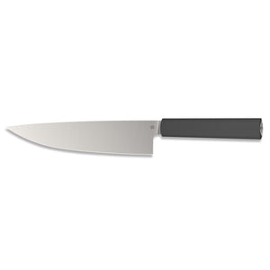 Butterfork Purest 8” Chef's Knife, AR-RPM9 Stainless Steel, Replaceable ABS Handle, Dark Grey