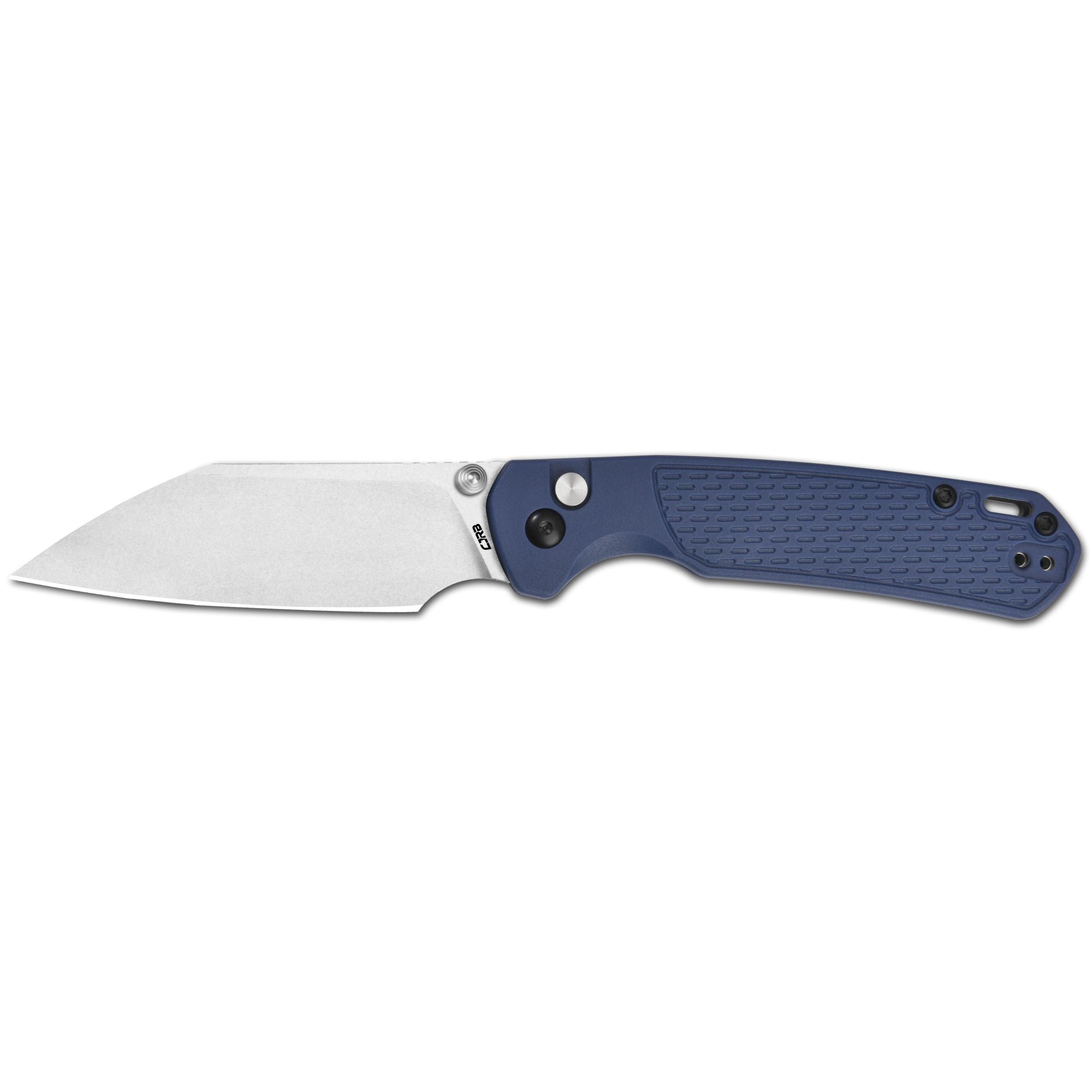 CJRB Pyrite-Light J1945 AR-RPM9 Steel Blade FRN Handle Folding Knives - Blue/Stone Wash (J1945-BU)