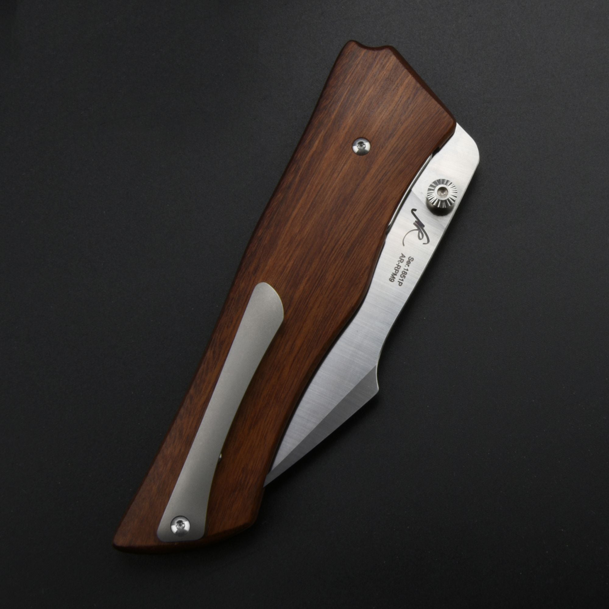 Artisan Cutlery Ahab ATZ-1851P AR-RPM9 Blade G10 and Wood/G10 Handle Folding Knives