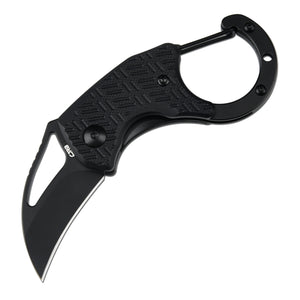 CJRB Anansi J1964 AR-RPM9 Steel Blade G10 Handle Folding Knives - Black G10 Handle/Black PVD Finish (J1964-BBK)